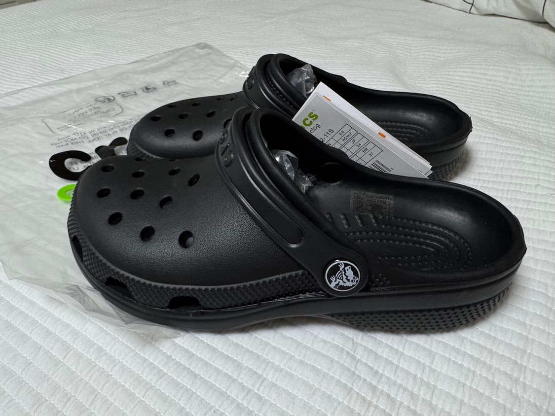 크록스 벨라 클로그 블랙 240 새상품 상품이미지2
