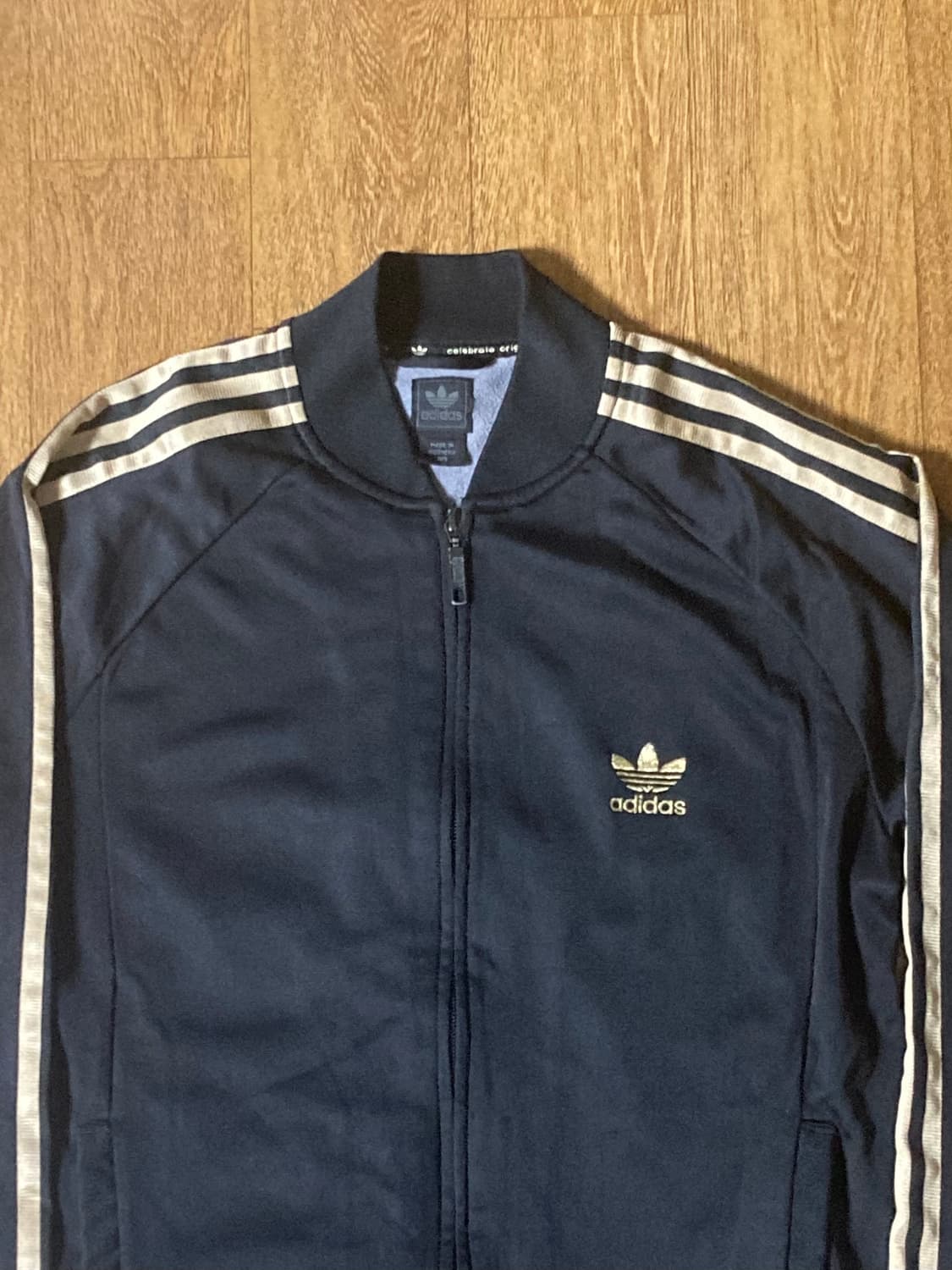 (올드스쿨 대대장!!)00s 아디다스 슈퍼스타 져지 트랙탑 검골 105 상품이미지2