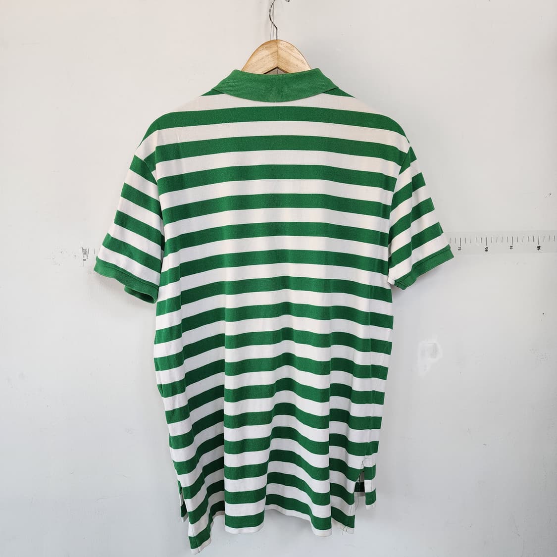 폴로 랄프로렌 그린 스트라이프 반팔 카라티 상품이미지3