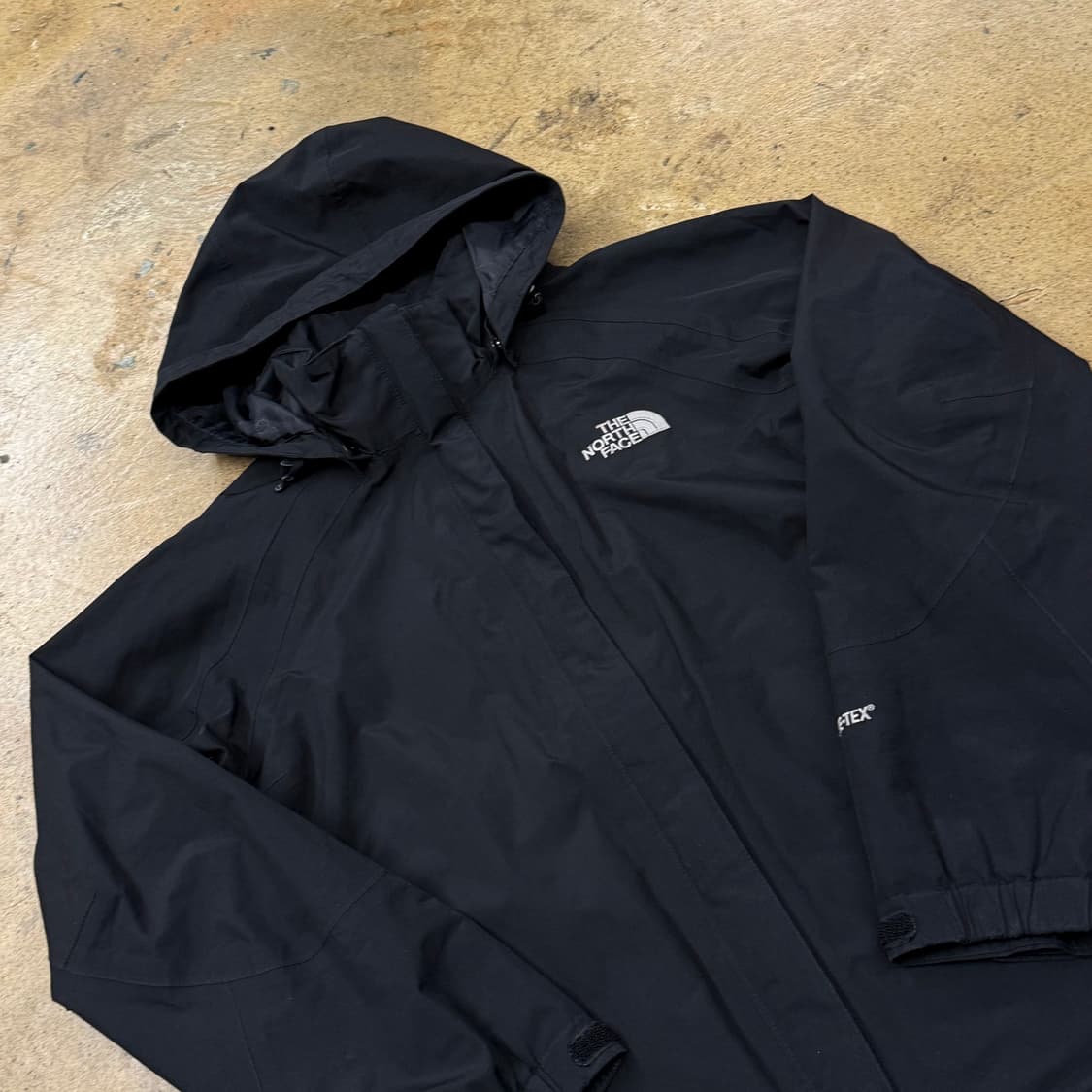[정품/90] 노스페이스 블랙 고어텍스 후드 바람막이 자켓 b18 상품이미지1