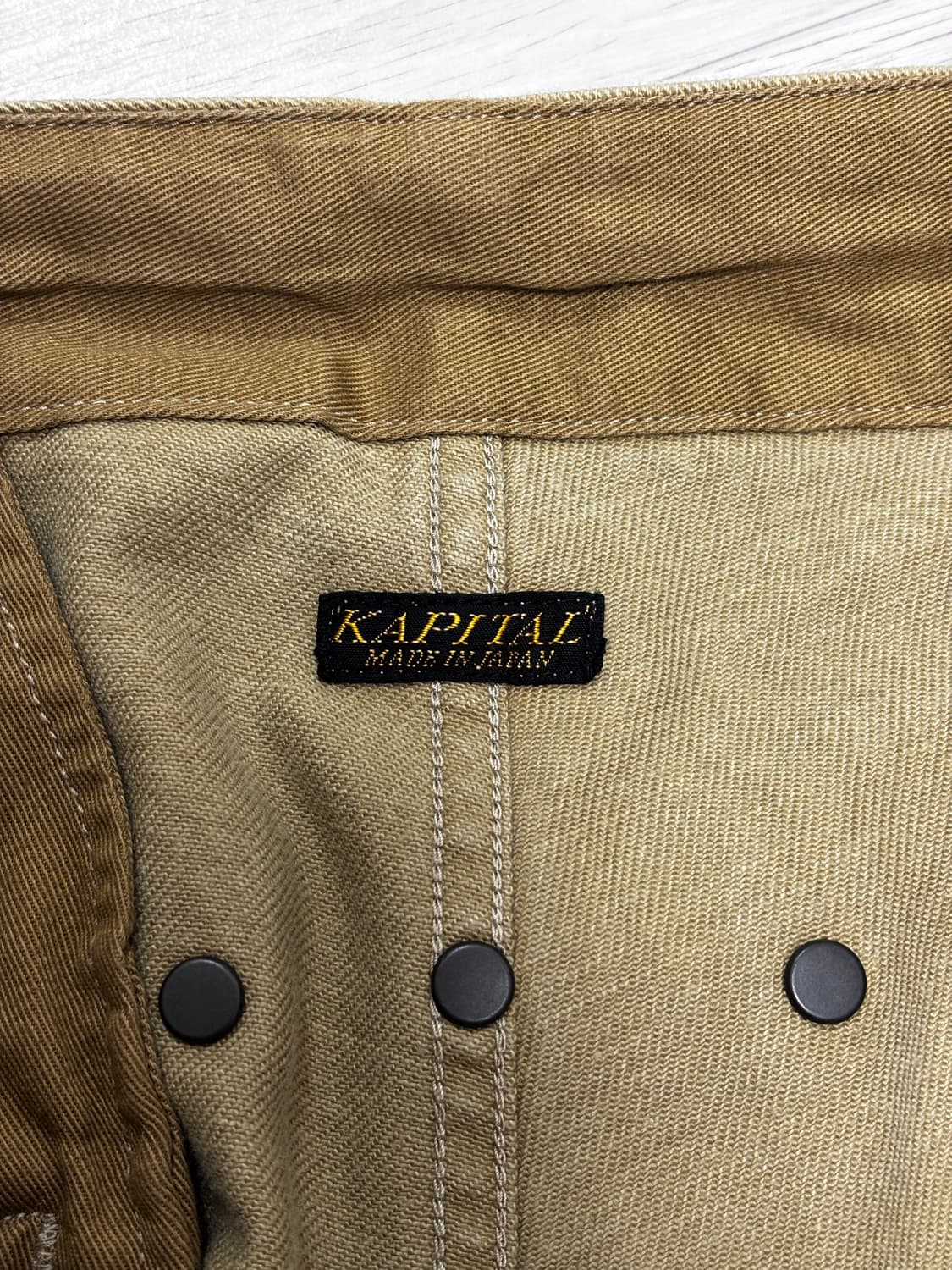 kapital 헤비드릴 점보카고 베이지 2사이즈 상품이미지2