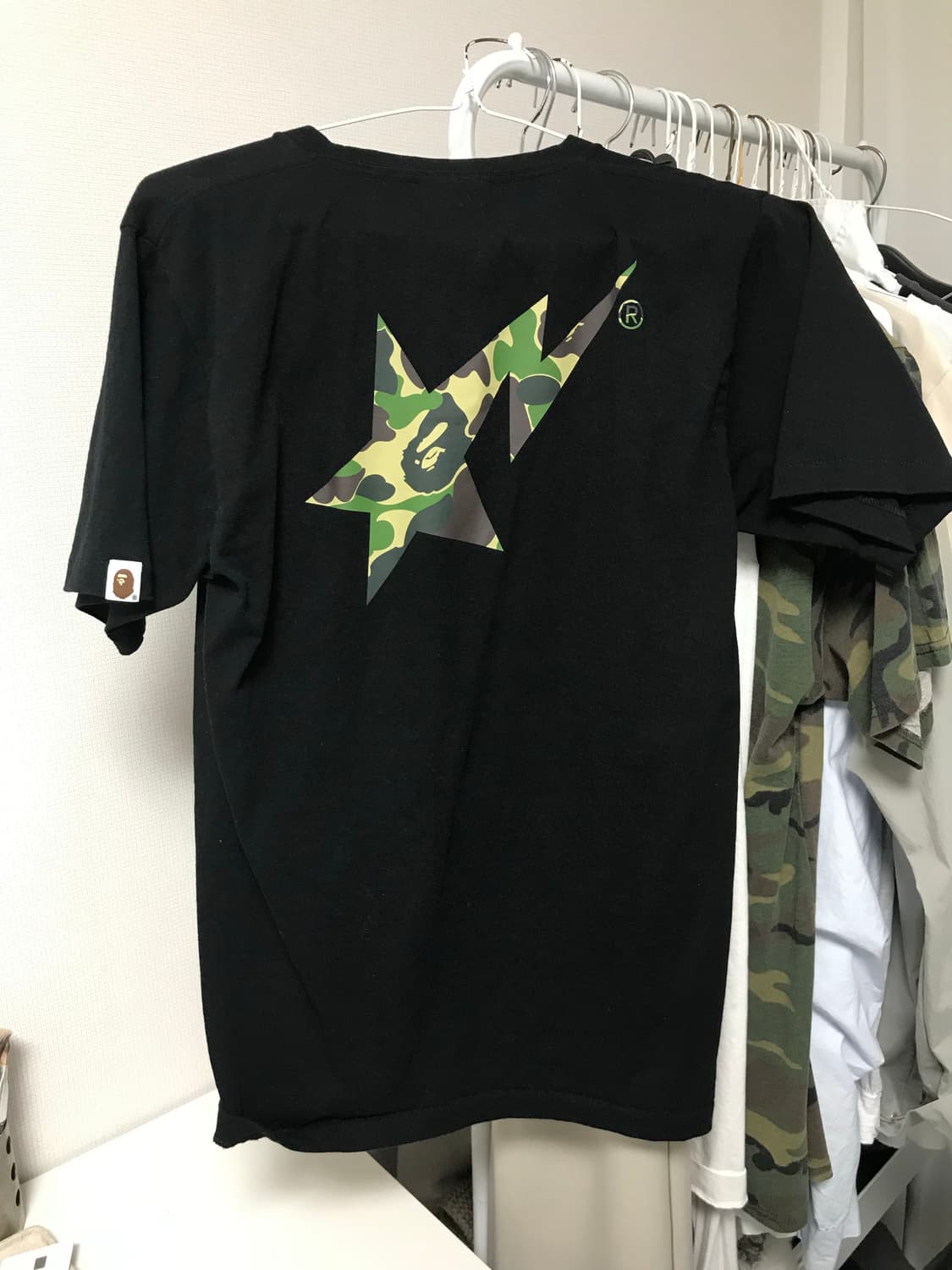 베이프 스타 카모 티셔츠 bape sta 상품이미지2