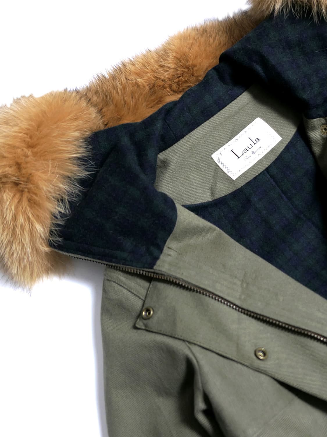Laula fox fur field Jacket 상품이미지3