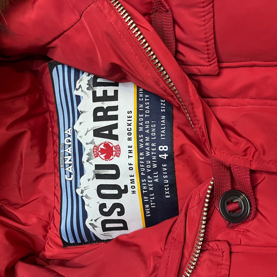 디스퀘어드 2 라쿤퍼 덕다운 패딩 상품이미지4