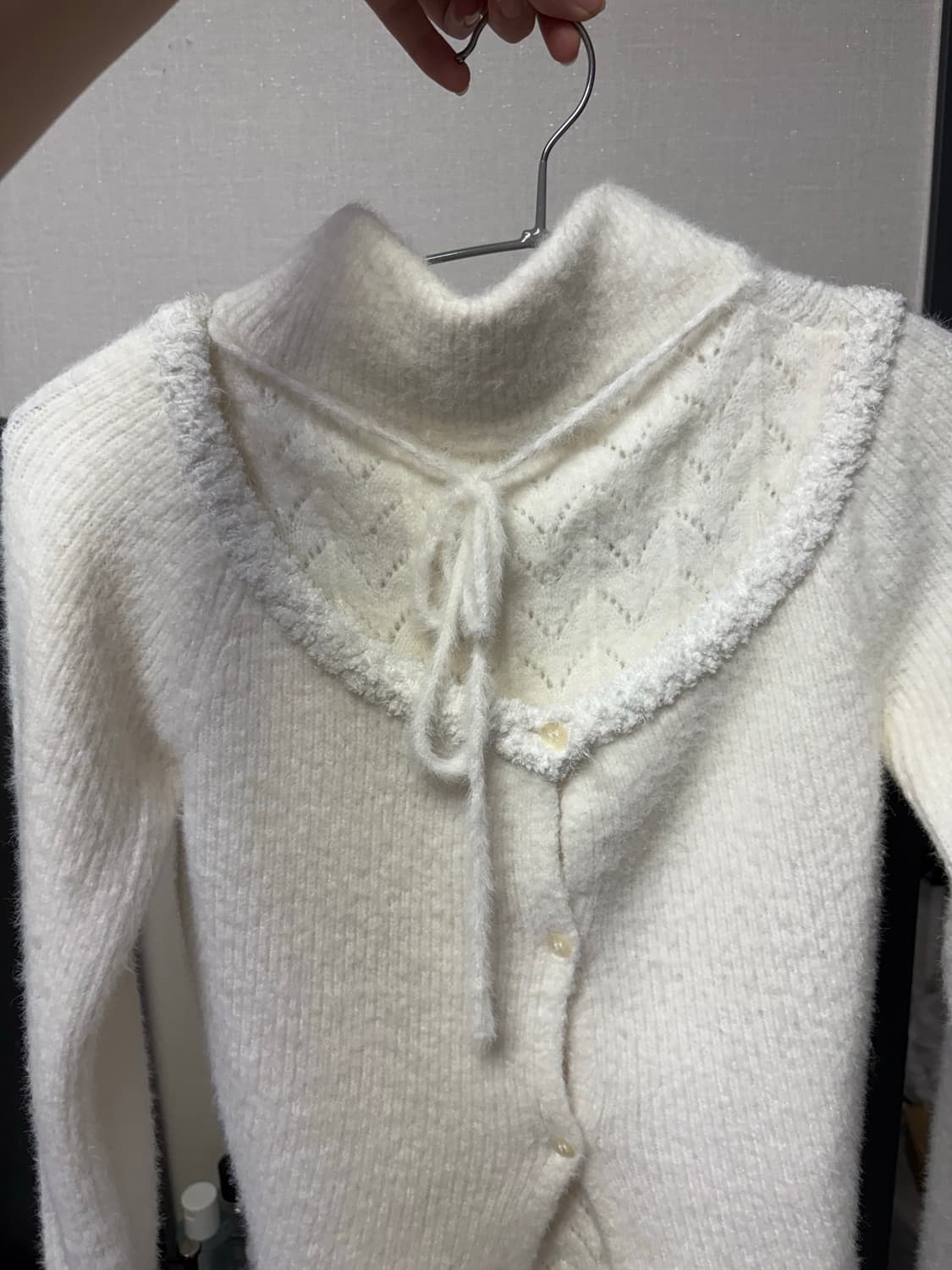 러브이즈트루 레이어드 가디건 (장원영 착용) 상품이미지4