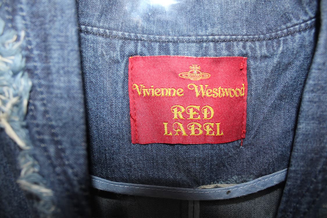 2000s 비비안웨스트우드 레드라벨 데님 베스트 상품이미지4