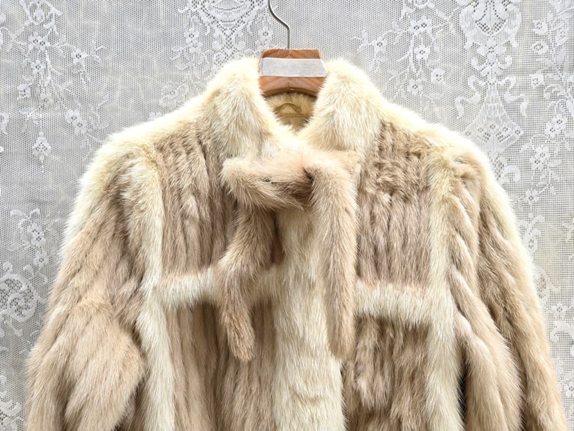 빈티지 천연 밍크 자켓 상품이미지2