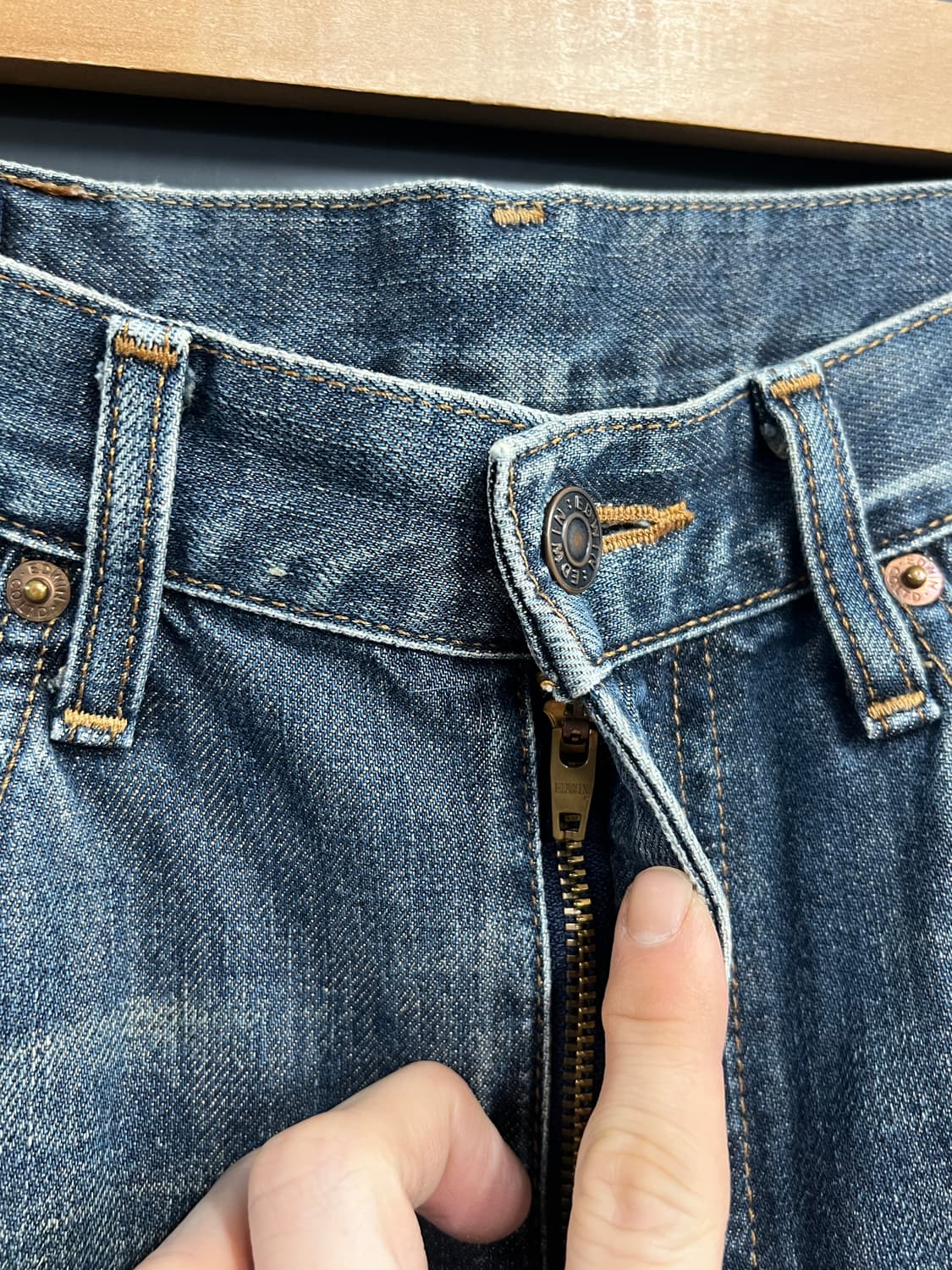 Japan Edwin 재팬 에드윈 진스 503 워싱 데님 팬츠 상품이미지4