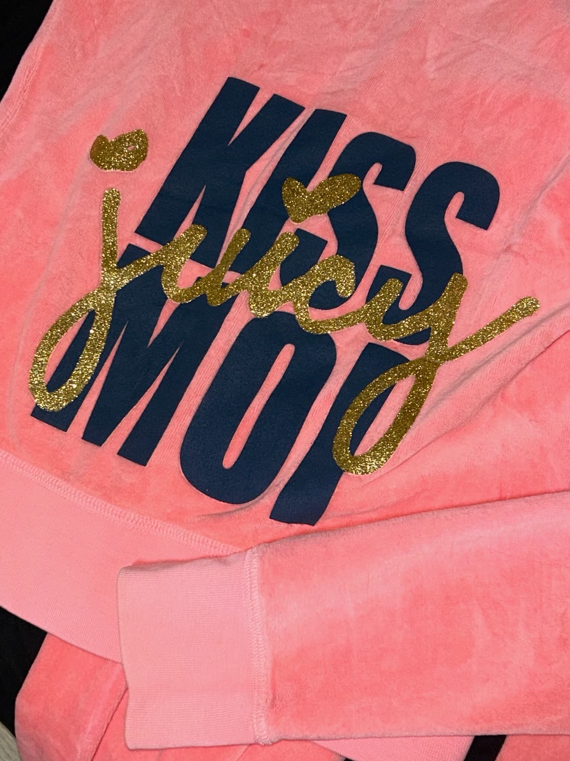 쥬시꾸뛰르 셋업 xs 핑크 hawaii 키스모아이 made in usa 상품이미지5