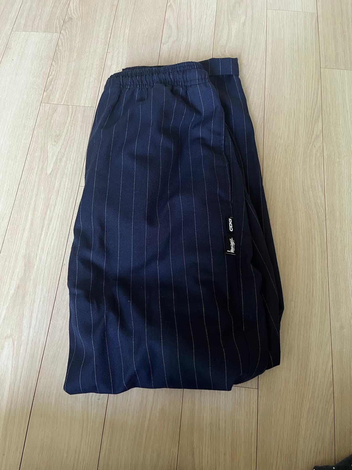 Stussy x CDG Pin Striped Beach Pant 상품이미지5
