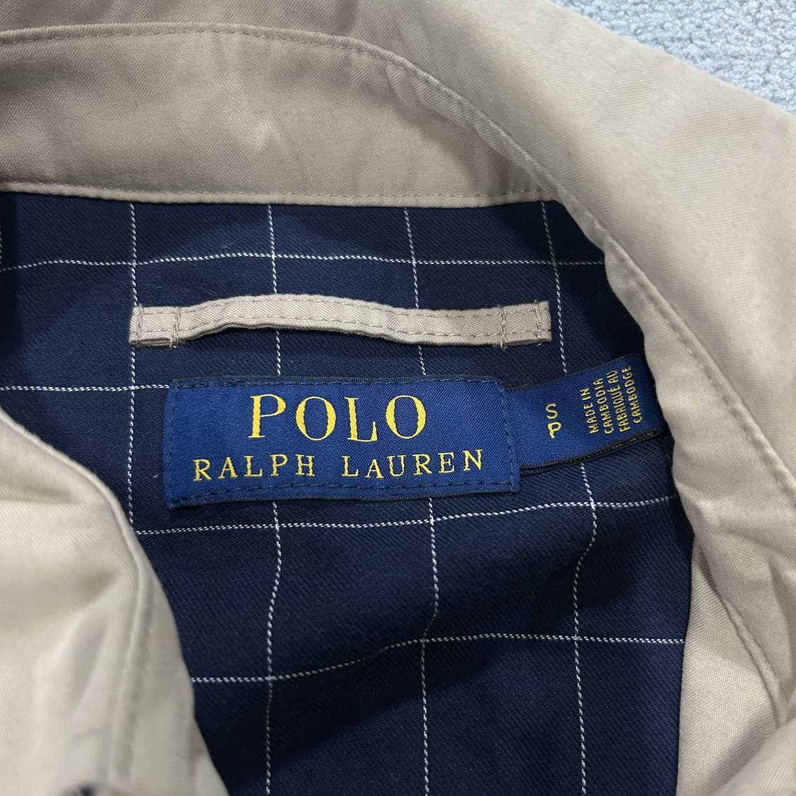 폴로 랄프로렌 베이지색 바람막이 자켓 m 상품이미지2