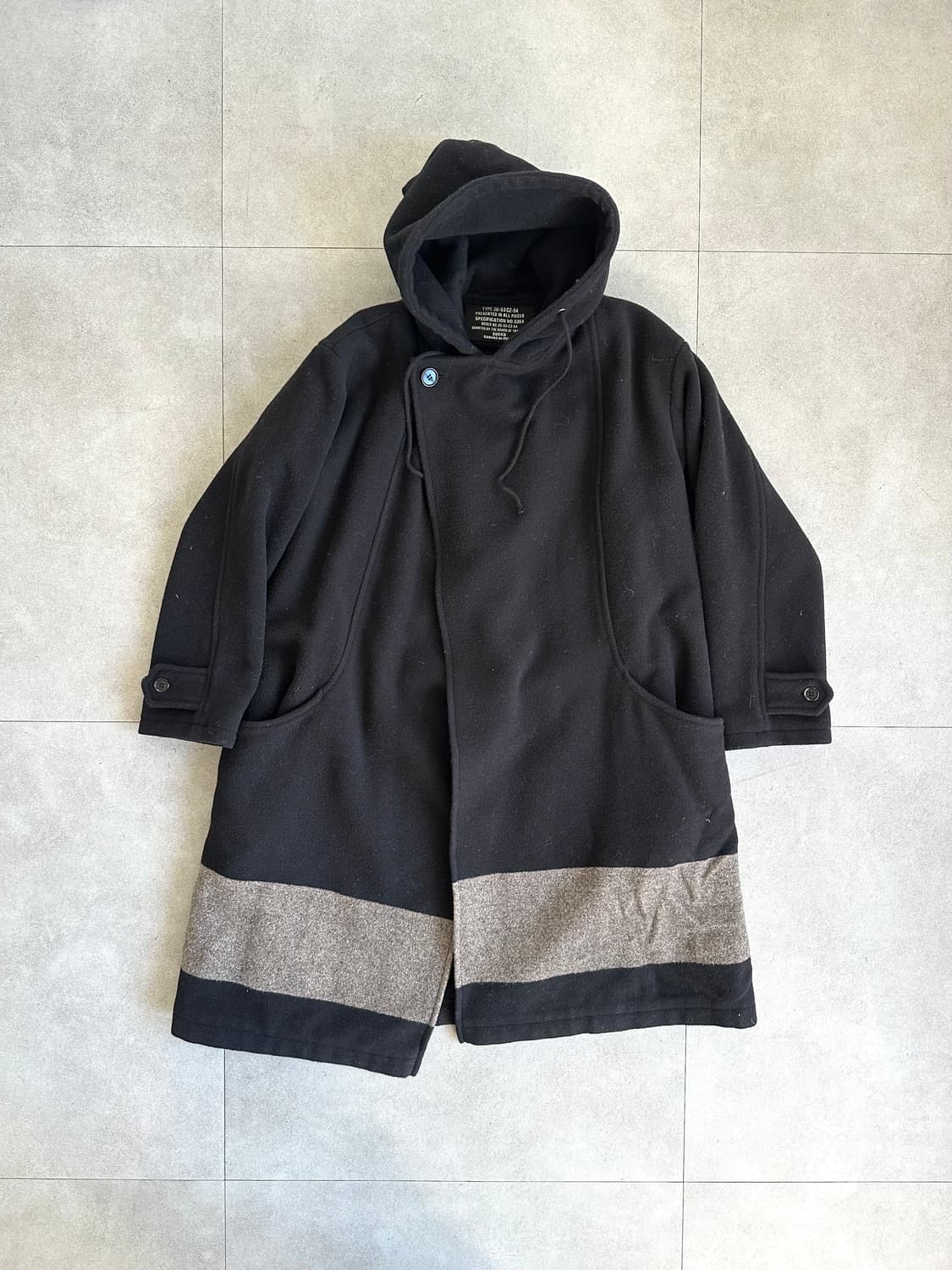 카반드 주카 울 후드 코트 상품이미지3