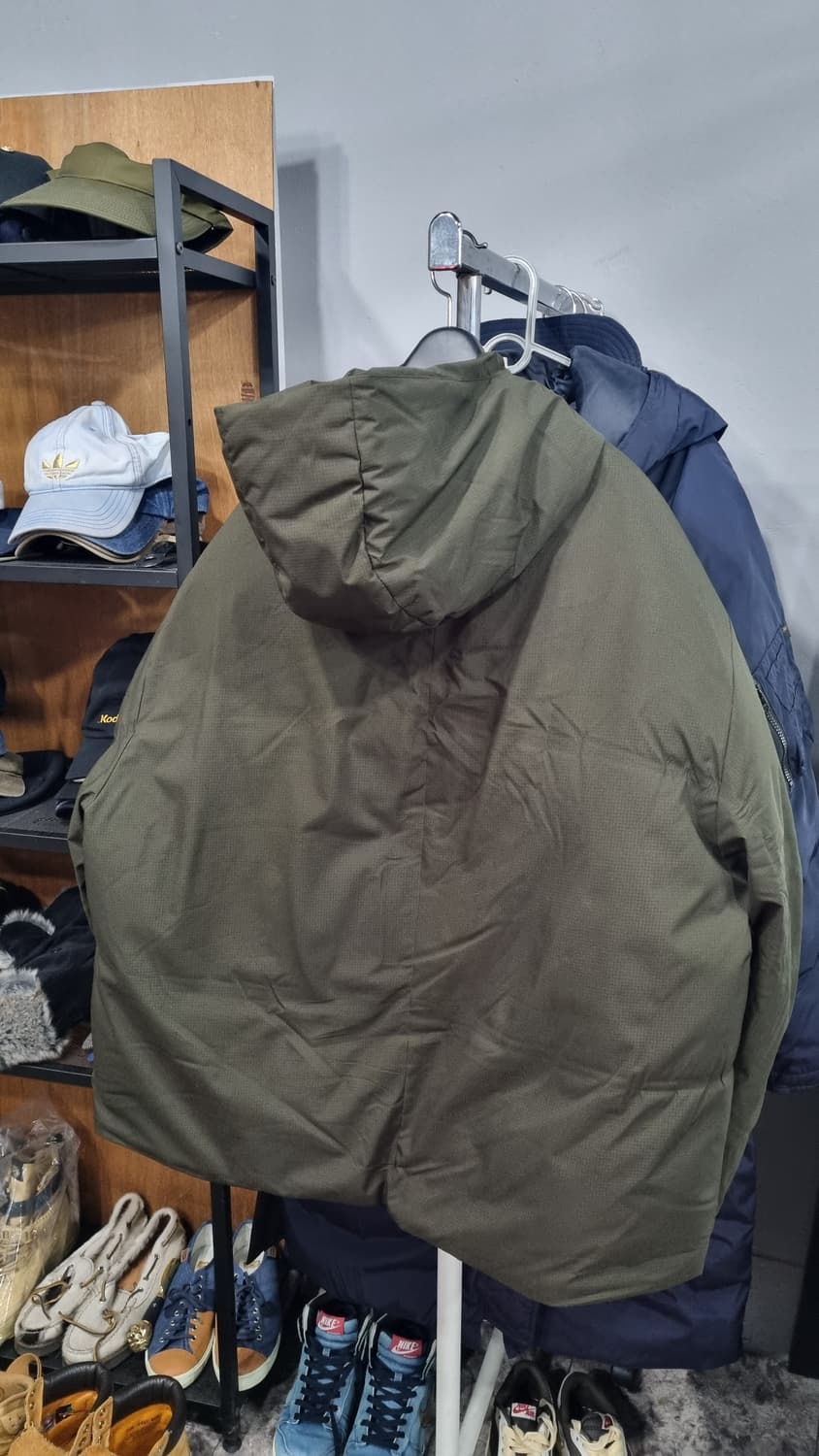 키뮤어 오버핏M(105~110) 2way 더플 후드 숏패딩 상태매우좋음 상품이미지3