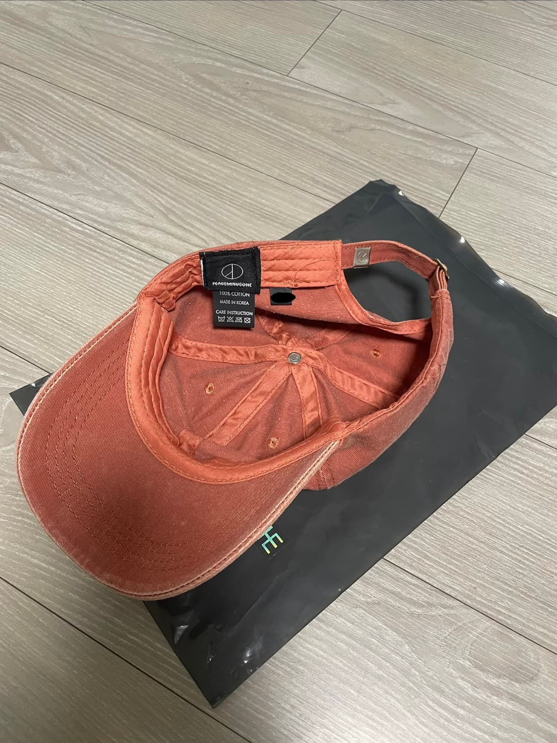 피스마이너스원 빈티지 레드 볼캡 초희귀 모자 상품이미지6