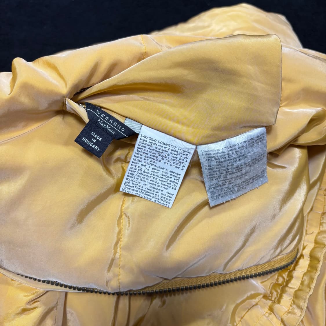 MAX MARA 막스마라 위켄드 머스타드 리버시블 다운 패딩 점퍼 상품이미지9