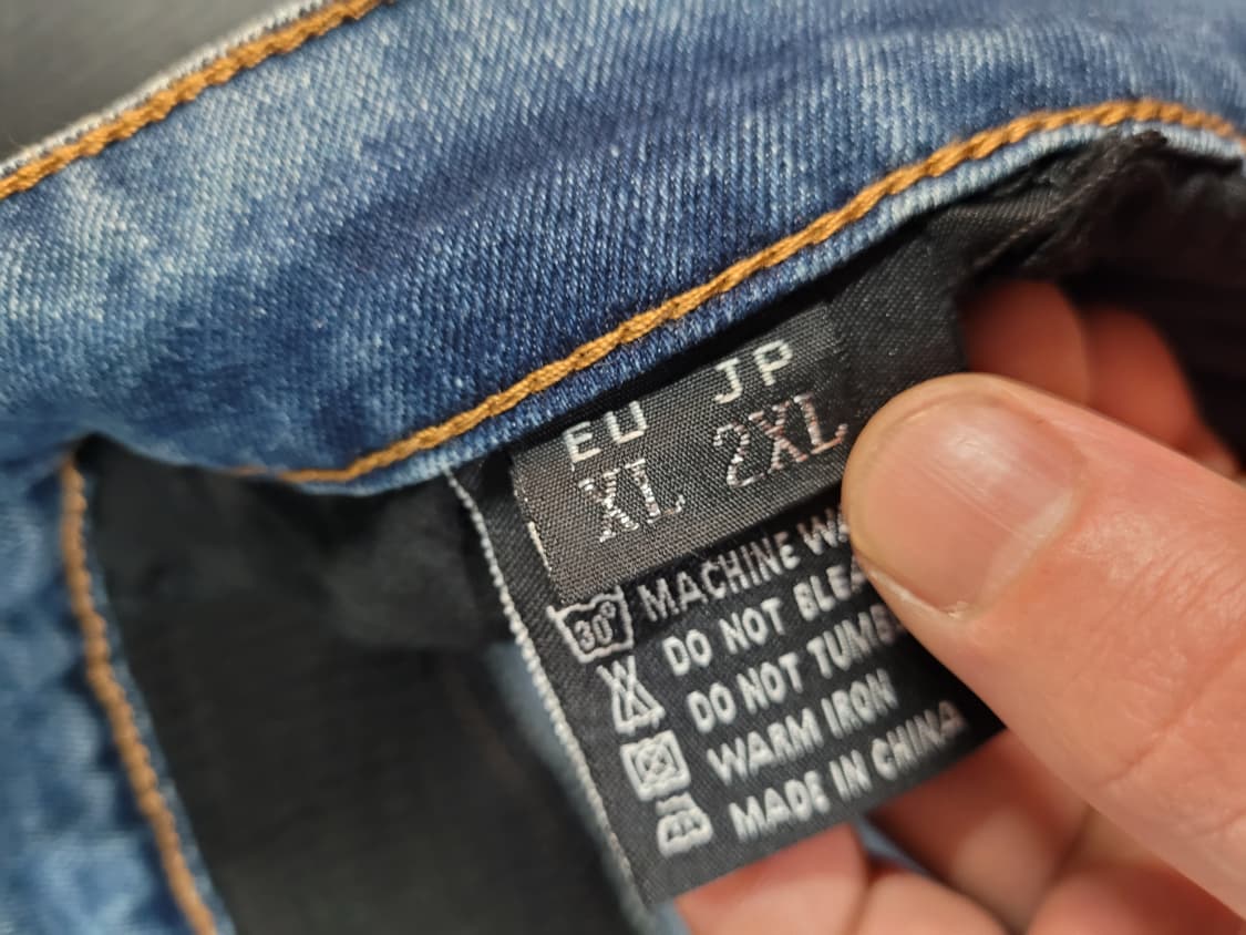 코미네 바이커 진 라이딩 청바지 빅사이즈 상품이미지8