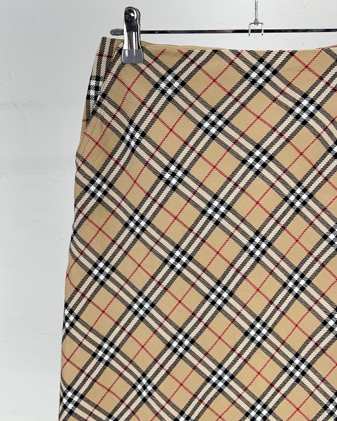 버버리 블루라벨 노바 체크 울 미디 스커트  상품이미지2
