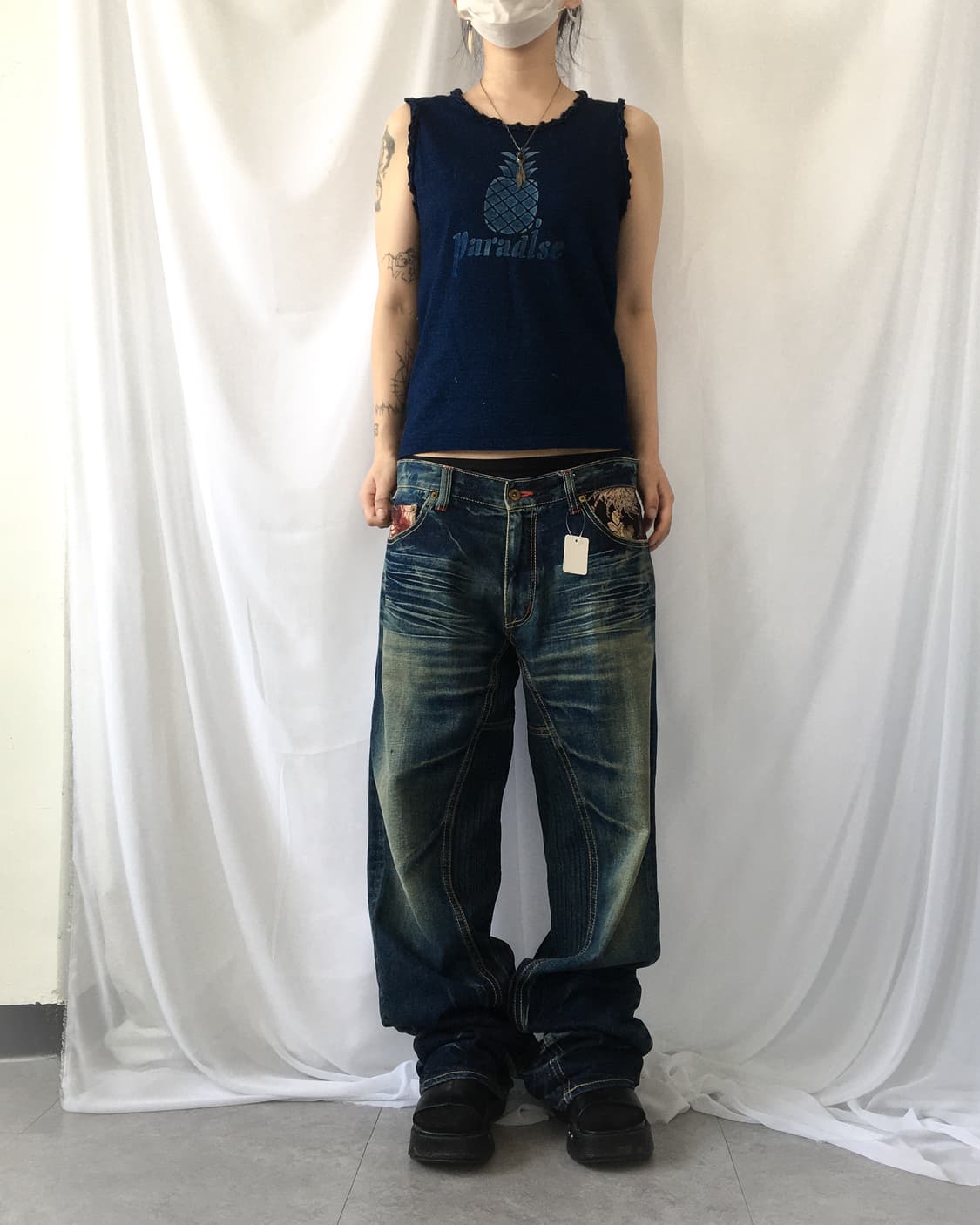 Printing sleeveless 상품이미지4