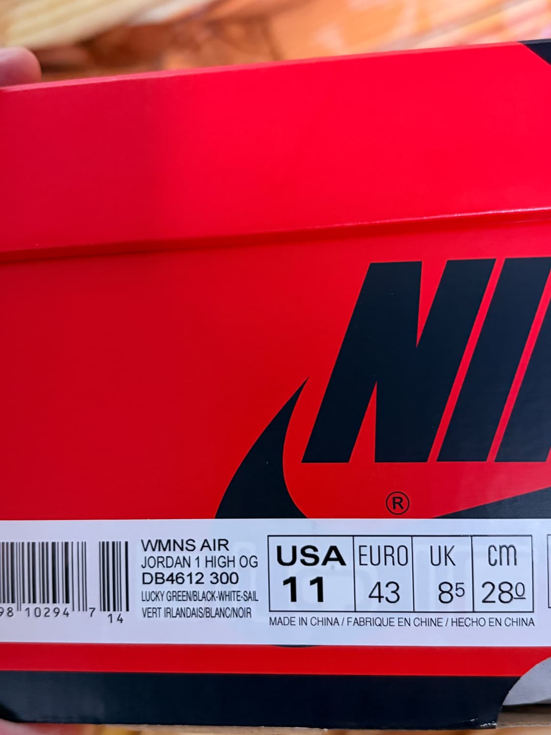 에어 조던 1 레트로 하이 OG W 럭키그린 (280) 상품이미지7