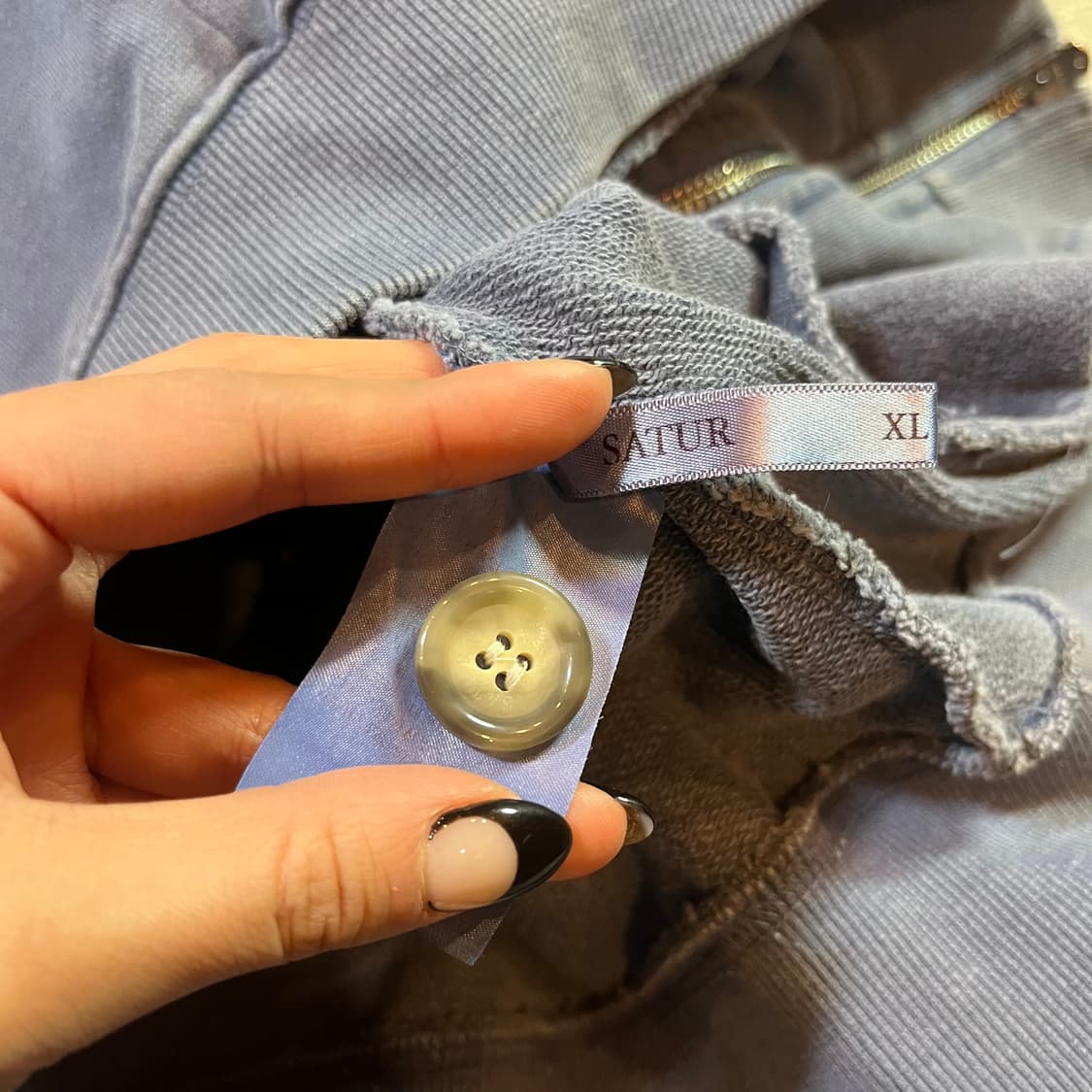 SATUR 새터 피그먼트 투웨이 집업 자켓 상품이미지6