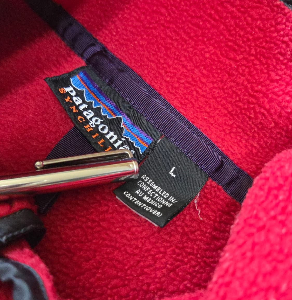 (L)파타고니아 Mexico Red 신칠라 레드 플리스 자켓 상품이미지4