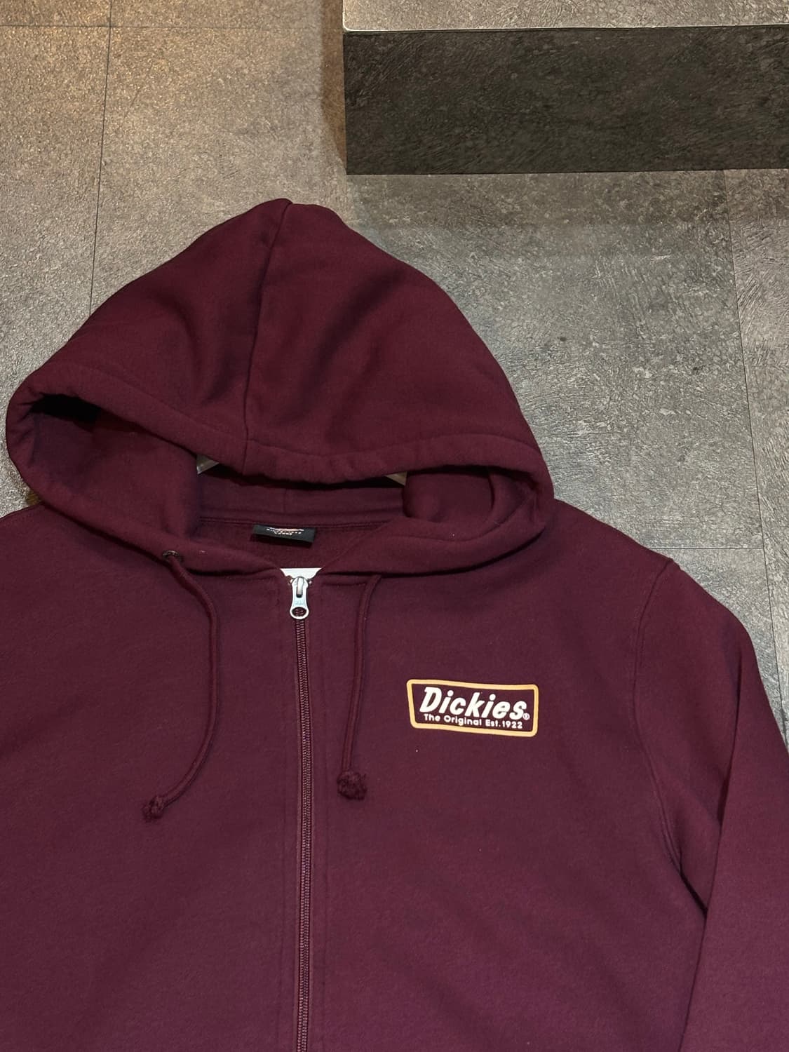 디키즈 버건디 후드집업 L사이즈 상품이미지5