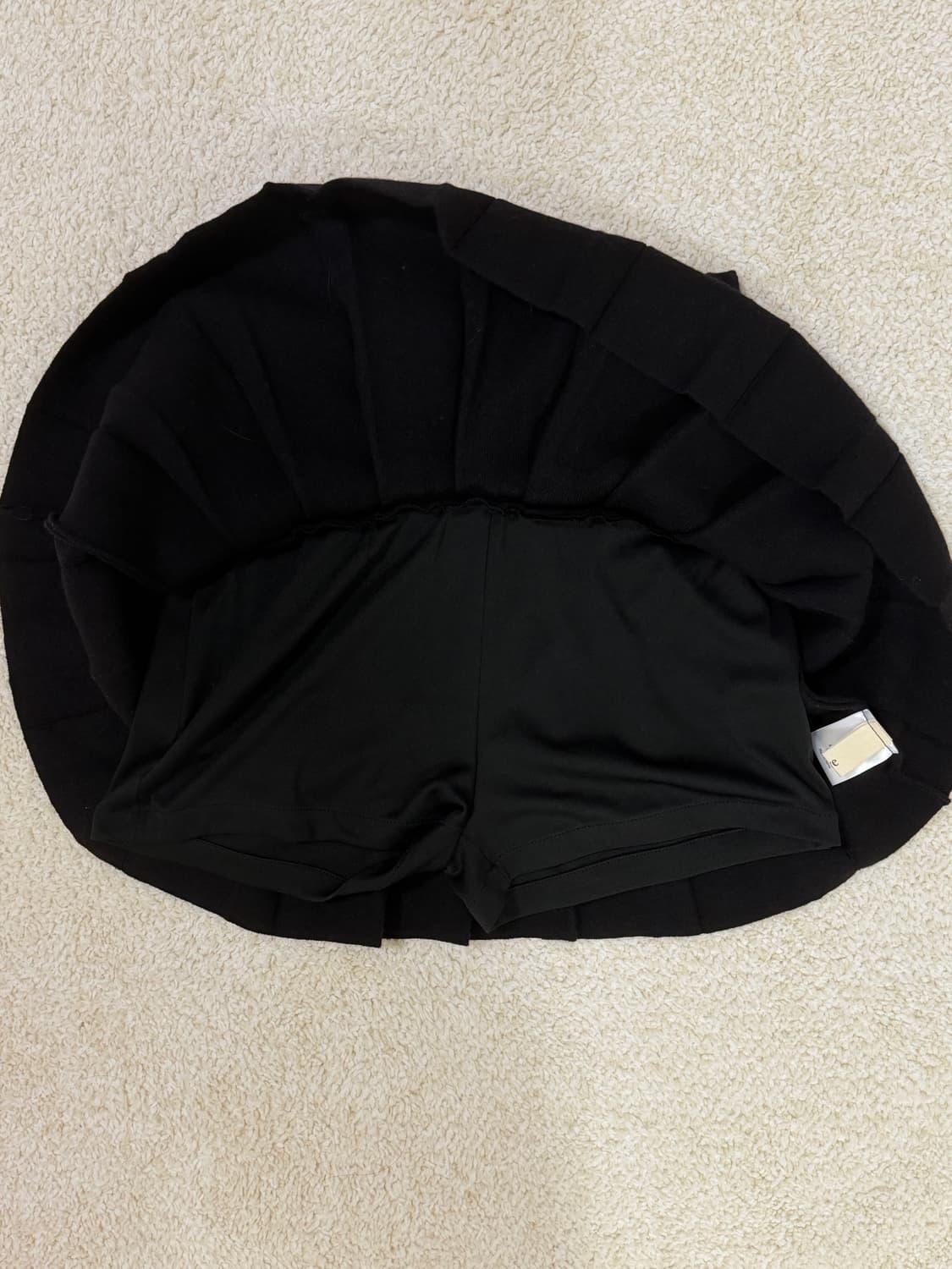 [시예 Siye] 피브 Piv 니트 플리츠 스커트 (블랙) 상품이미지8