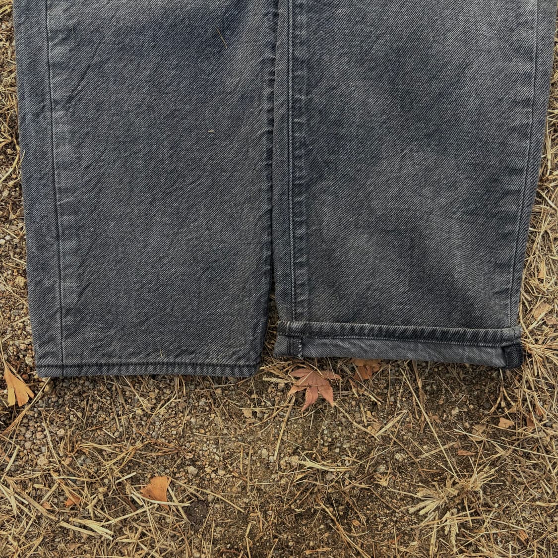 리바이스 501 스트레이트 다크 그레이 데님 (33)  상품이미지3