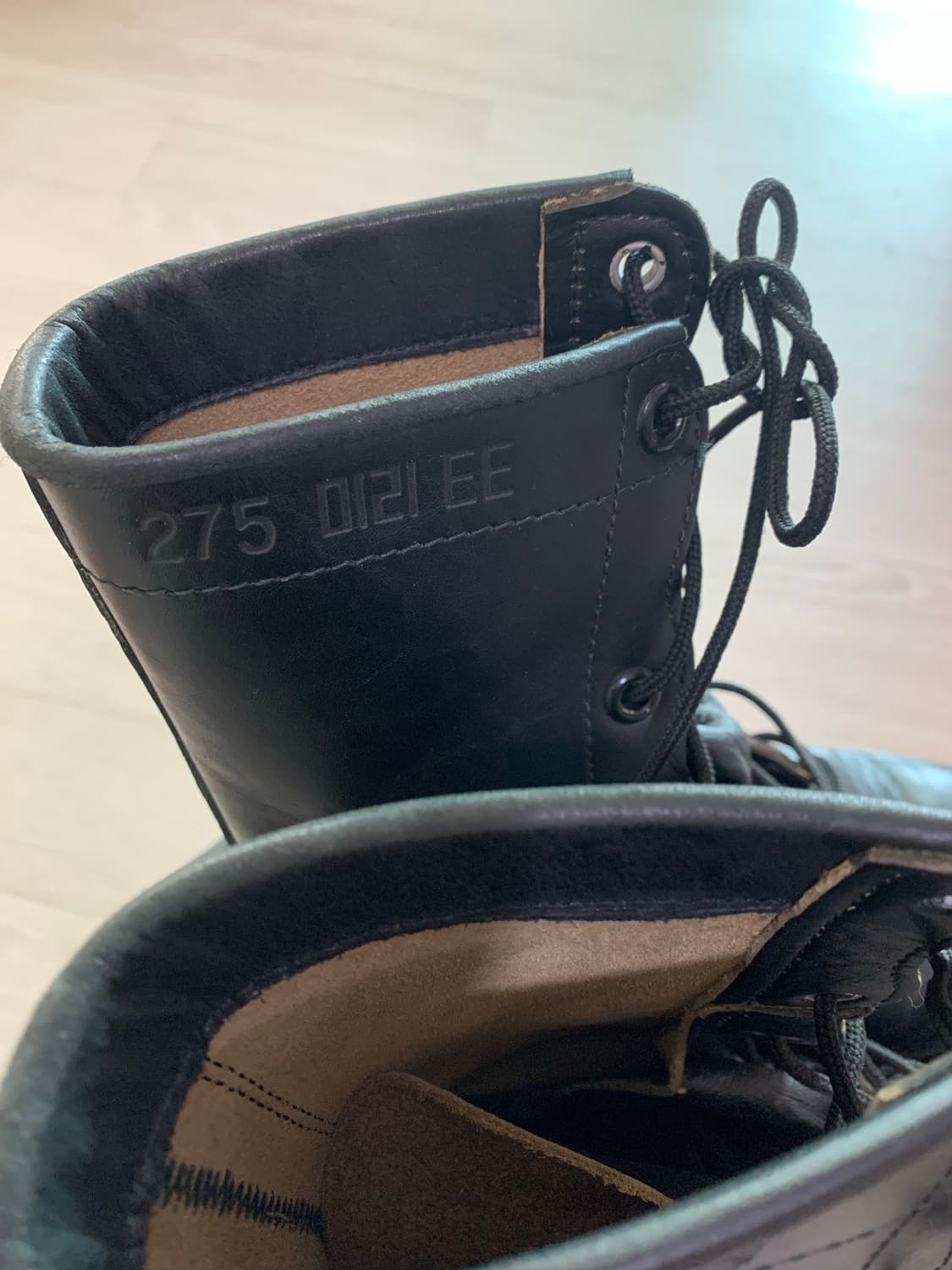 밀리터리 리얼레더 워커 군화 275mm 상품이미지6