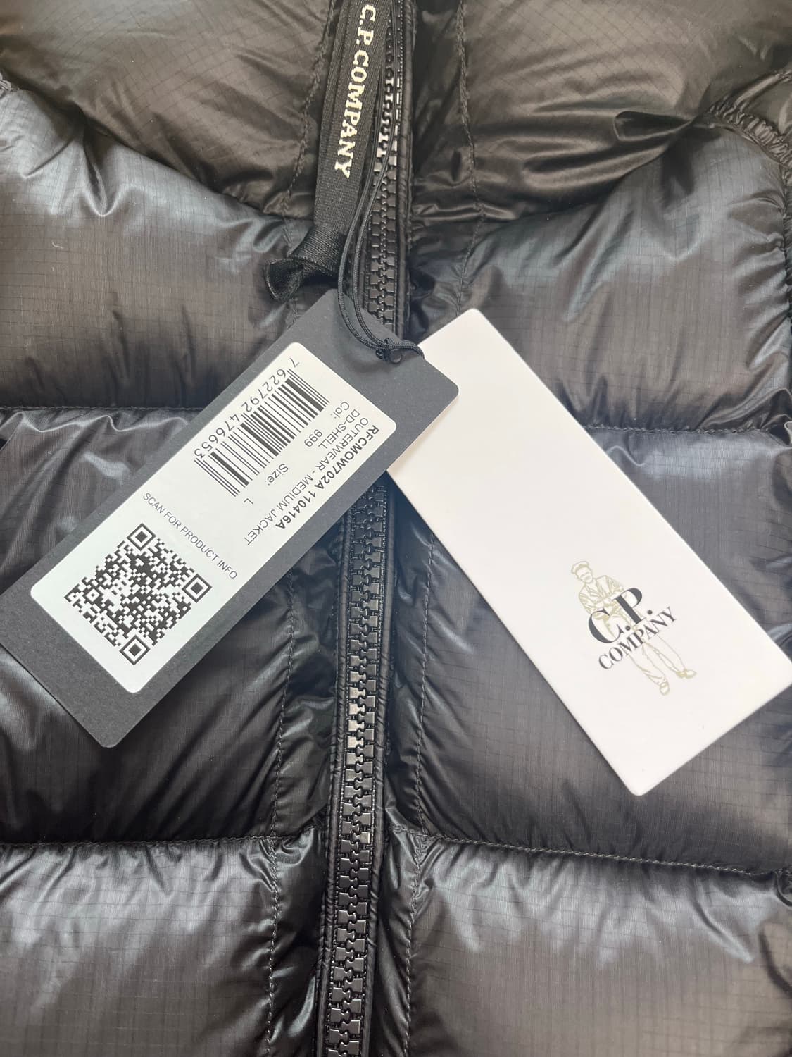 🔥금일할인 [L] 25시즌 cp컴퍼니 dd쉘 후드 다운 자켓 블랙 상품이미지5