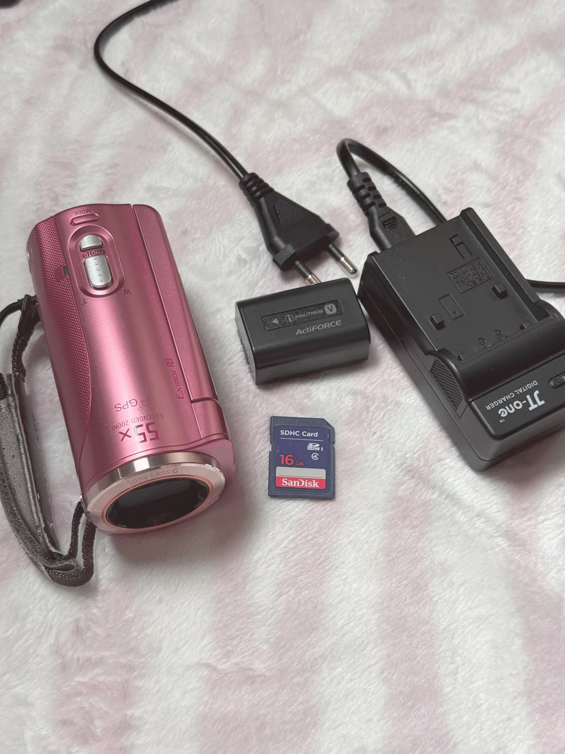 소니 Sony HDR-CX270 핑크 빈티지 캠코더 상품이미지1