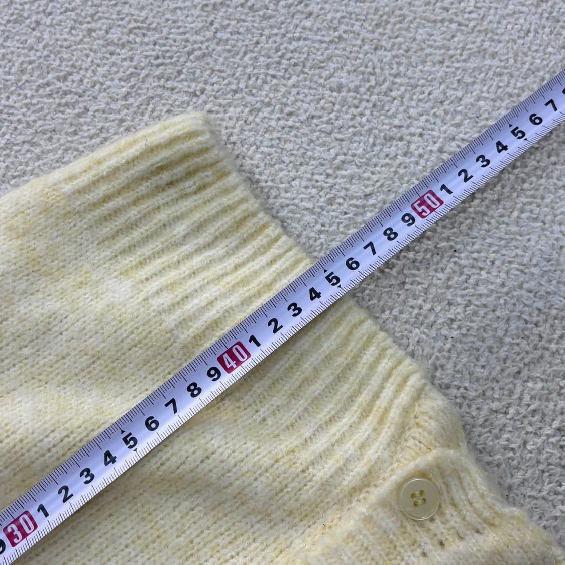 실측확인 빈티지 브이넥 니트 가디건 0324E 상품이미지4