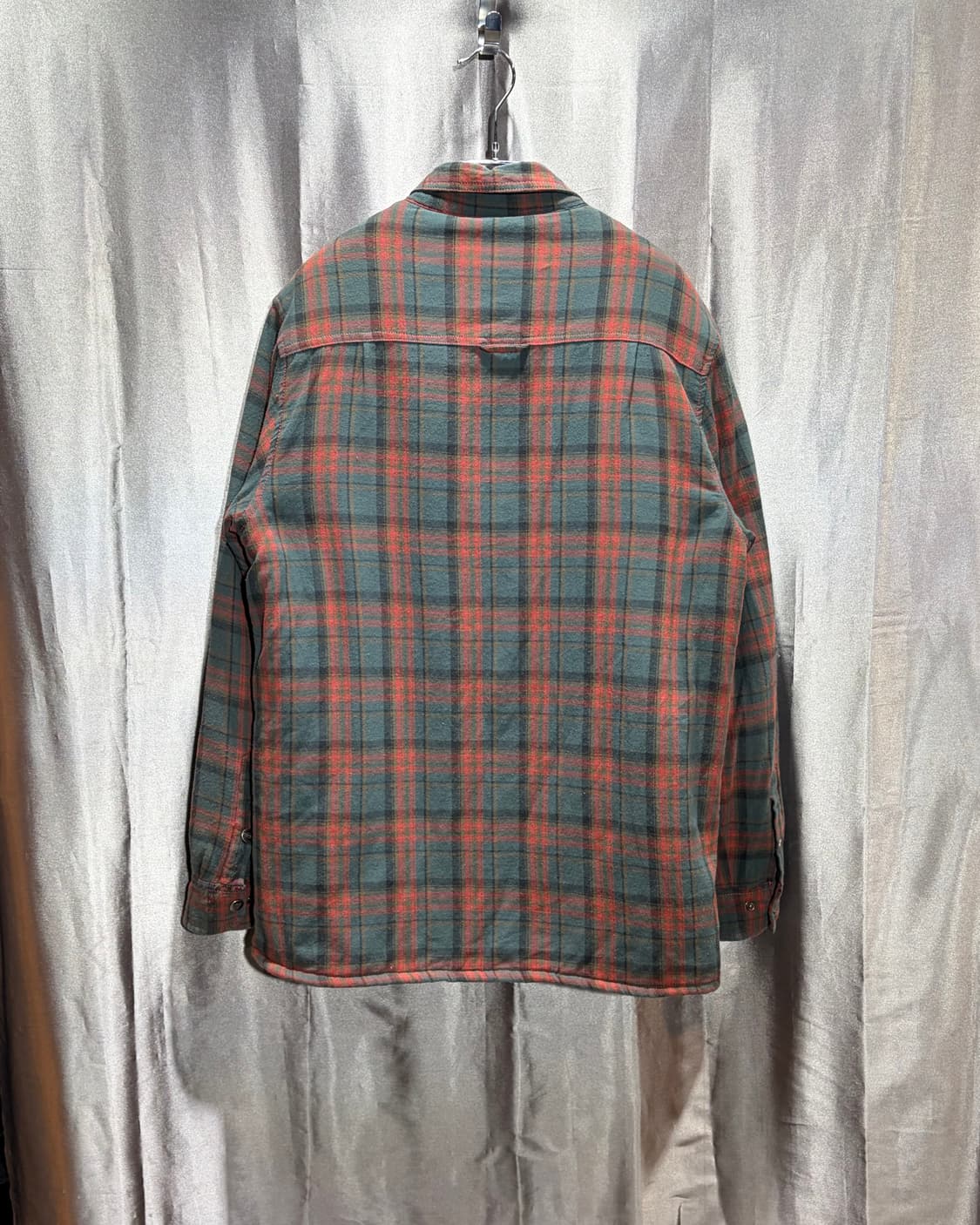 L 디키즈 투포켓 체크패턴 누빔 셔츠 자켓 상품이미지3