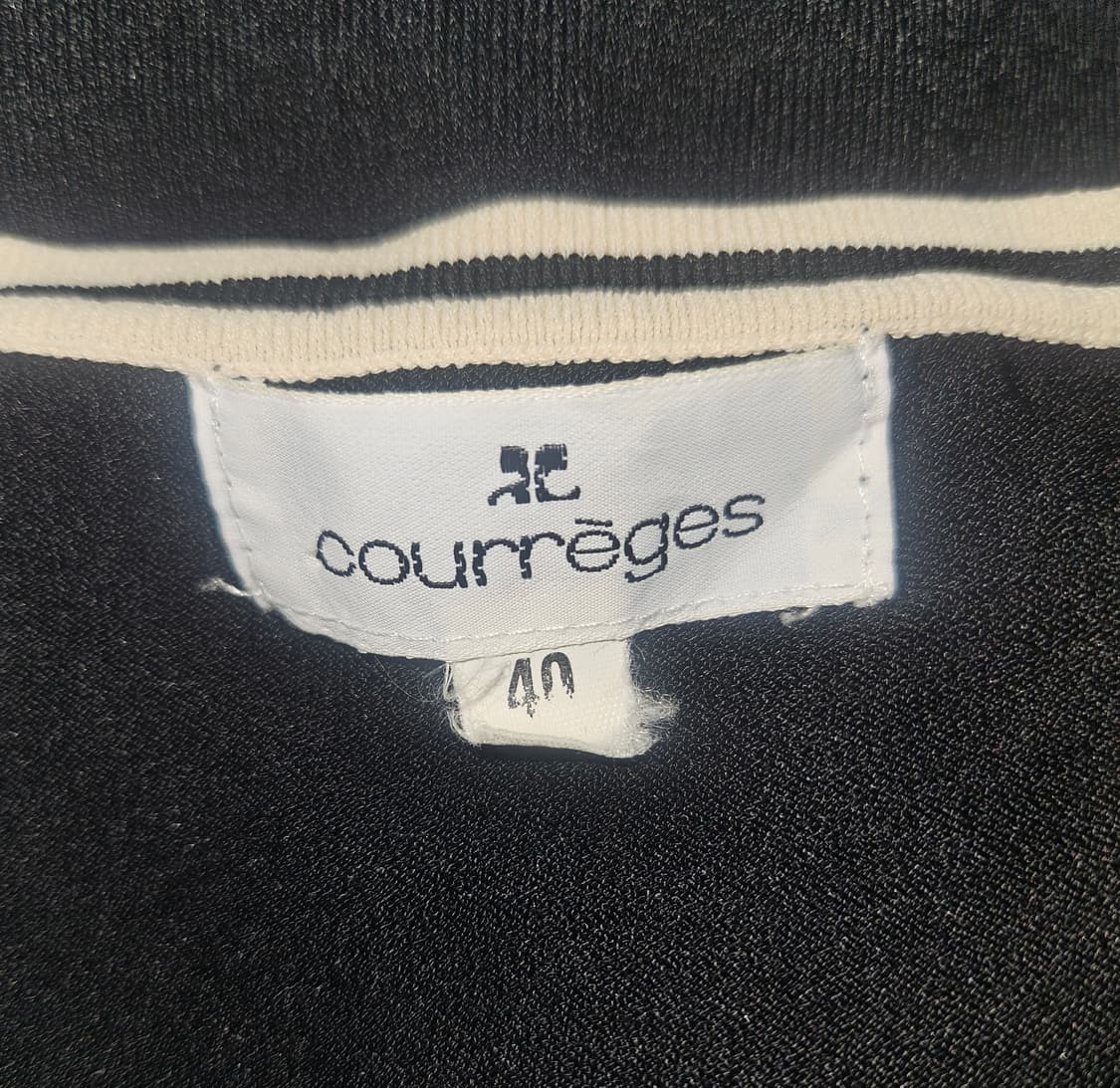 courreges 꾸레쥬 도트 네이비 히메 니트 상품이미지4
