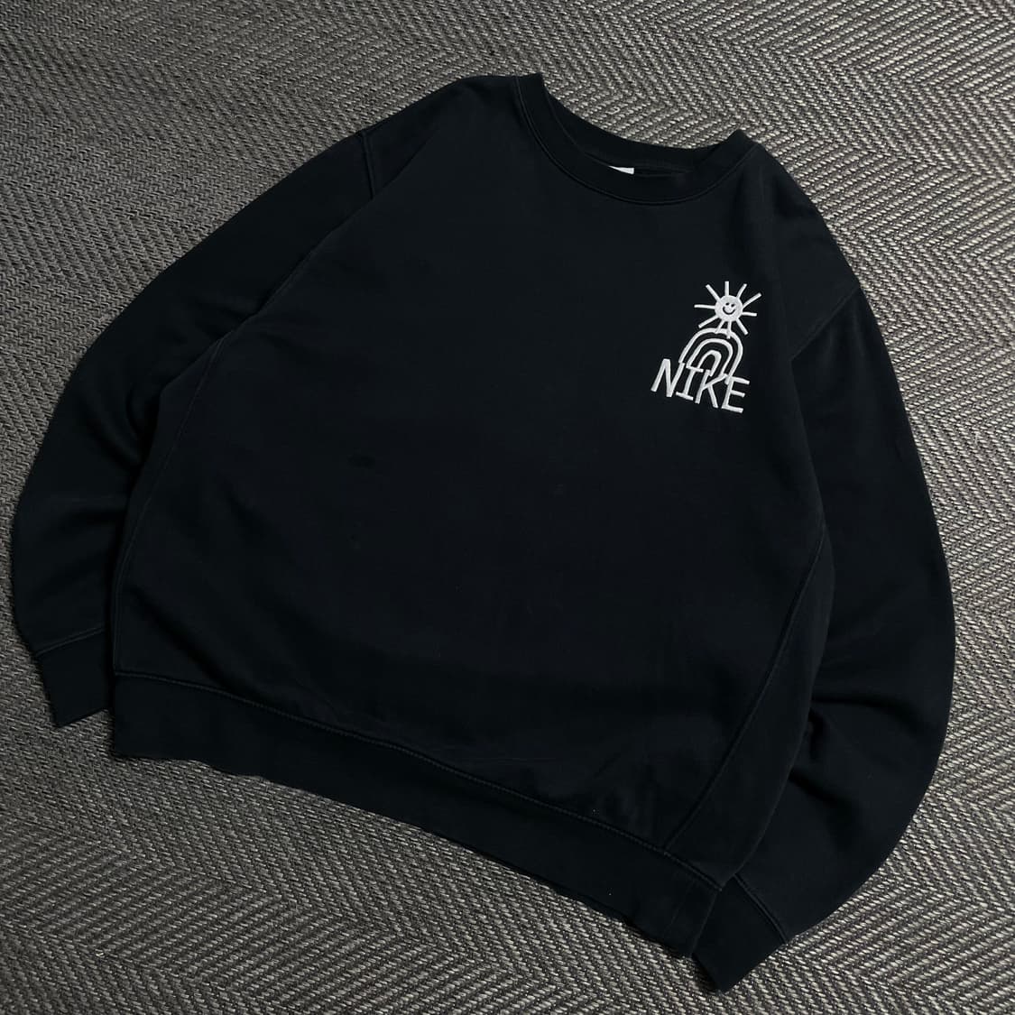 나이키 빅로고 스웻 맨투맨 블랙o 5385 상품이미지3