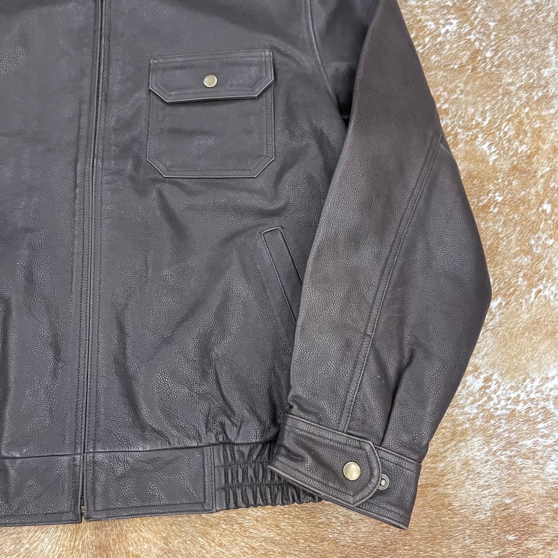 Vintage leather jacket 상품이미지4