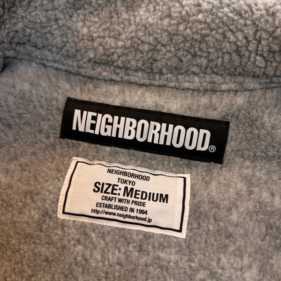 2018 네이버후드 스쿼드 플리스 자켓 M L 상품이미지6