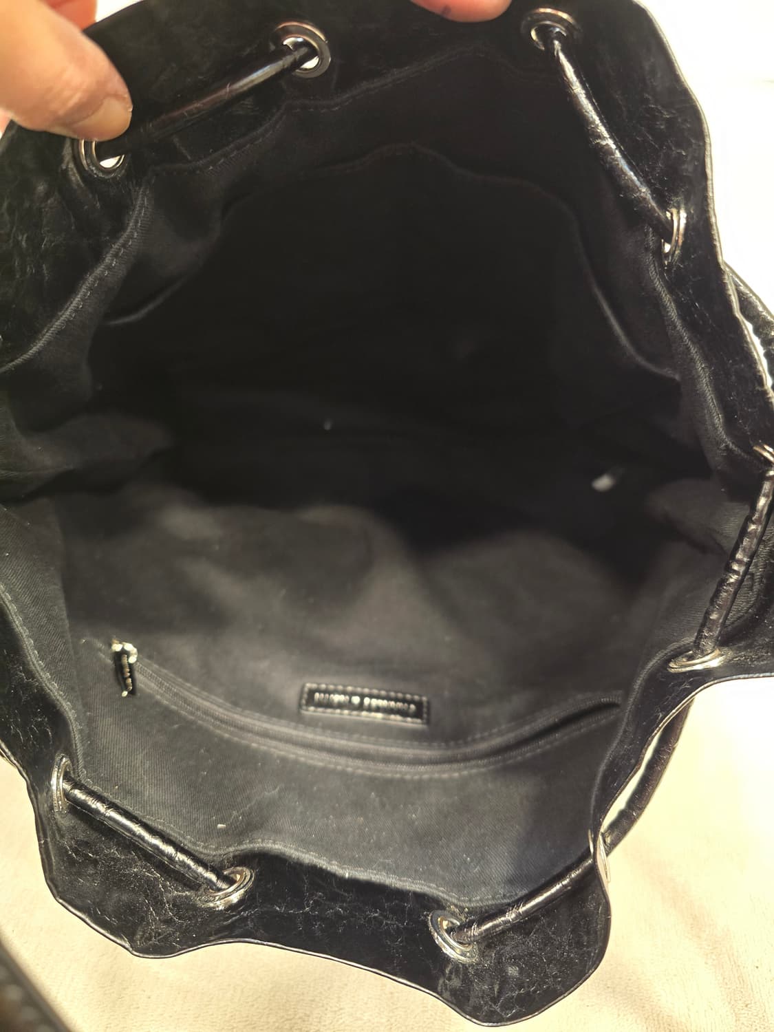 찰스앤키스 네바 투웨이 버킷백 숄더백 백팩 블랙 상품이미지10