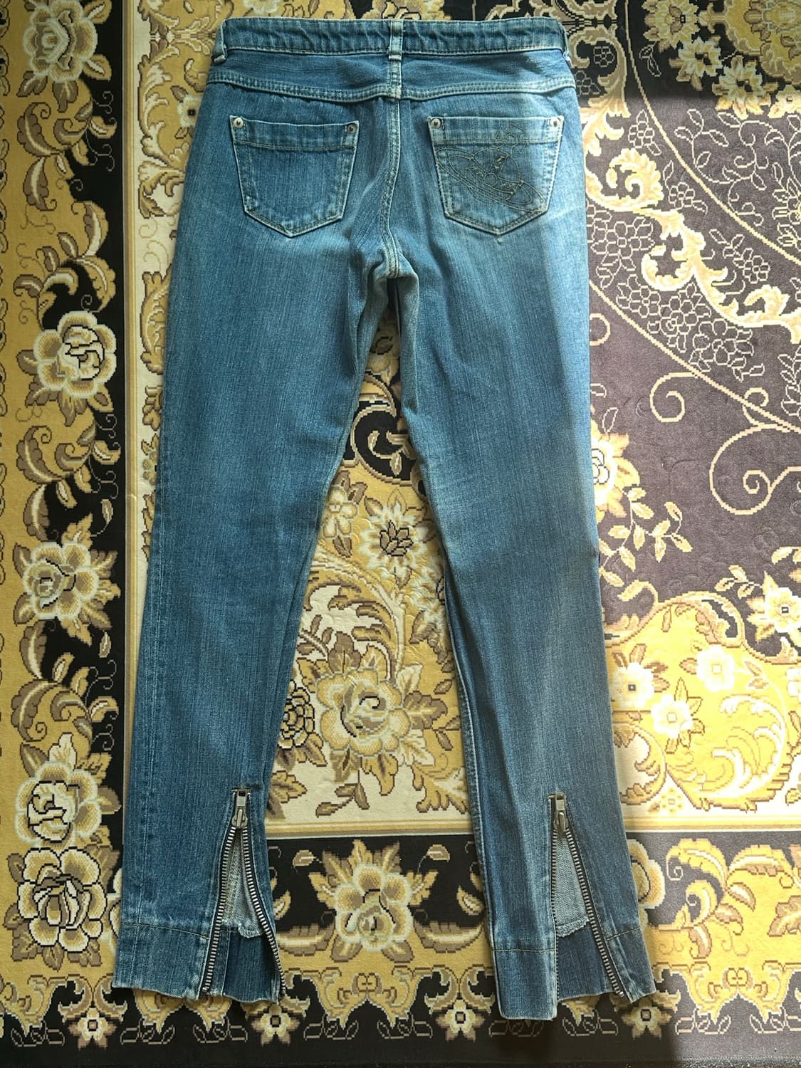 비비안웨스트우드 레드라벨 지퍼 슬림 진 상품이미지3