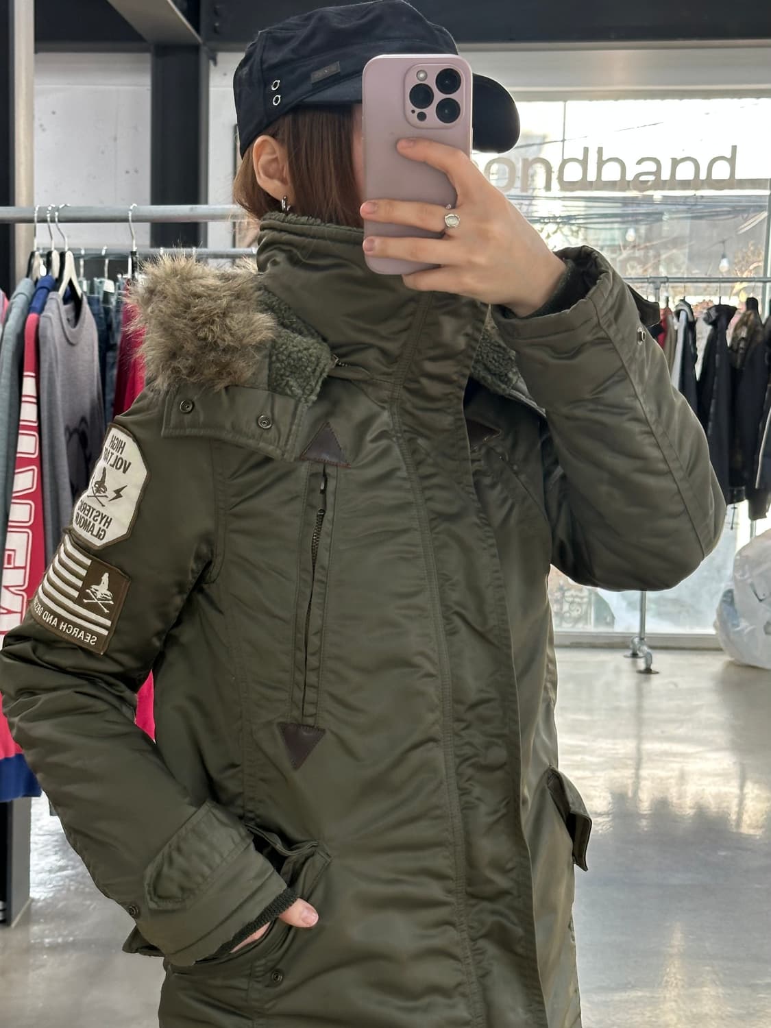 히스테릭글래머 N3b PRIMALOFT 모즈 파카 점퍼 상품이미지1