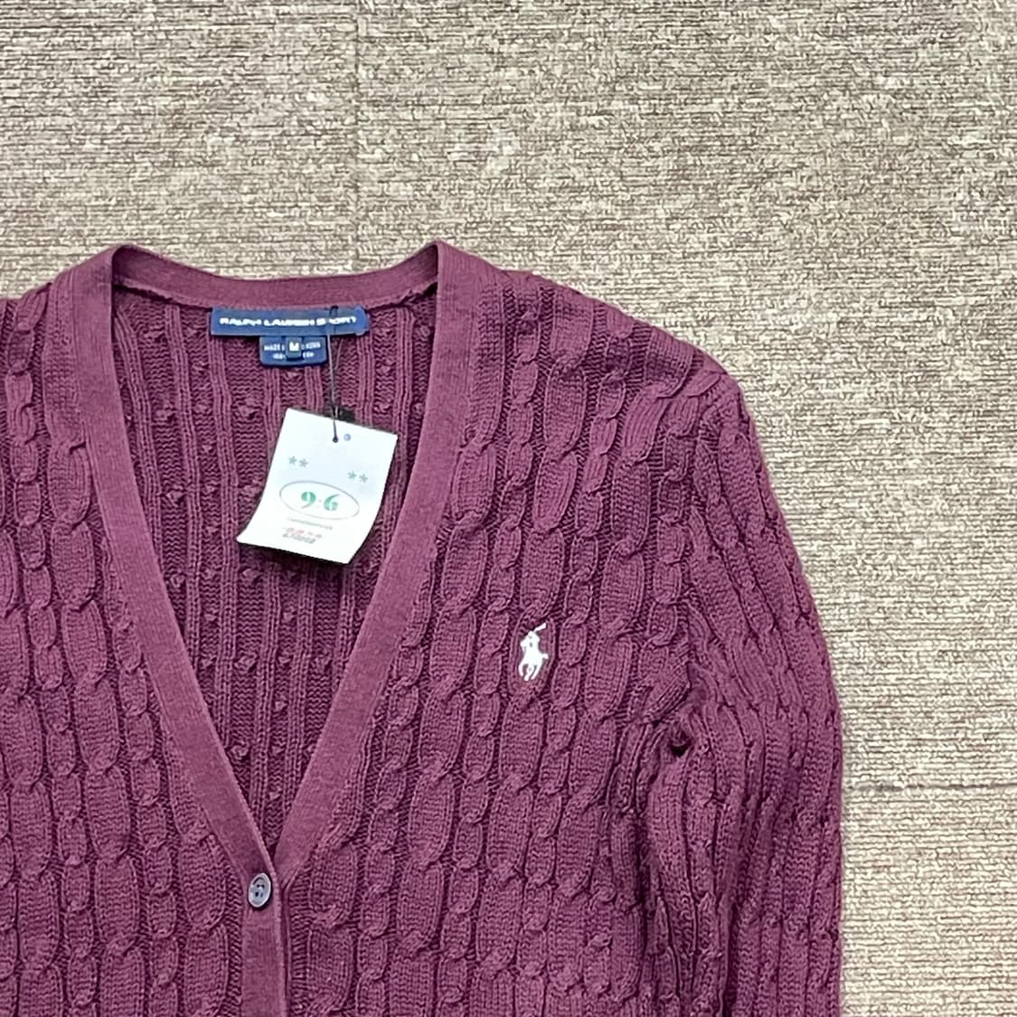 (M) POLO 폴로 랄프로렌 스포츠 니트 가디건 상품이미지4