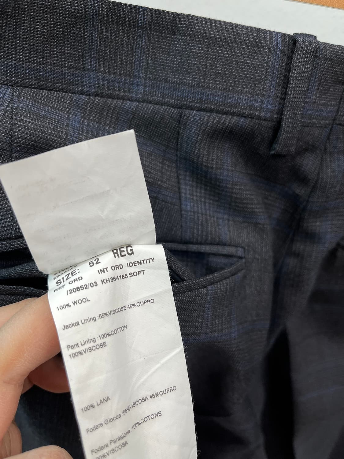 34) 라르디니 이태리 체크 슬랙스  상품이미지7