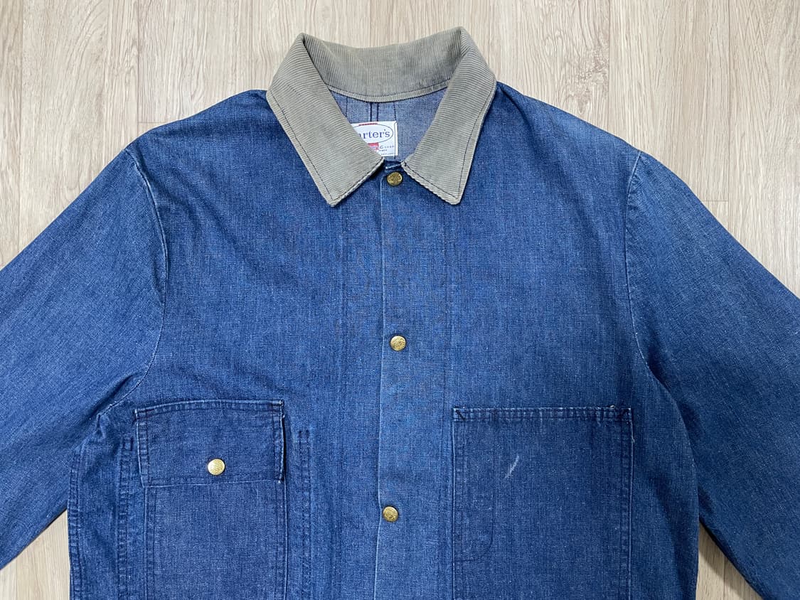 100~105) RRL원판 60's 카터스 코듀로이카라 데님 커버올 상품이미지5