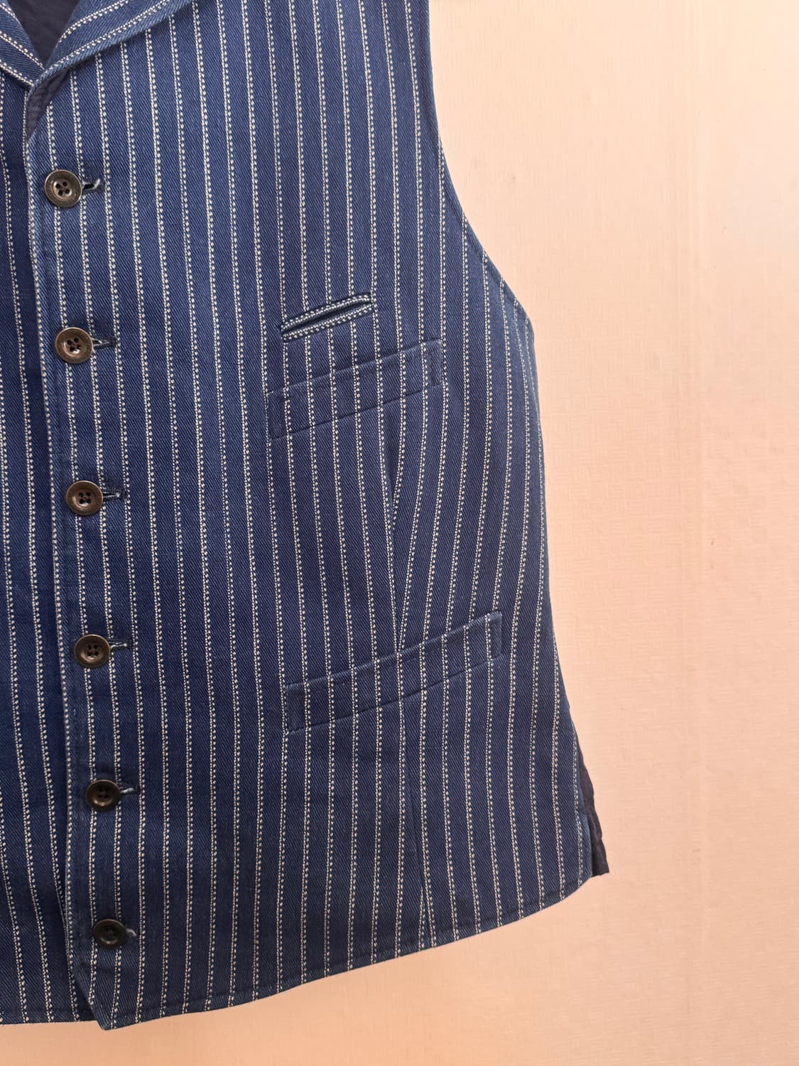 RRL 스트라이프 베스트 상품이미지4