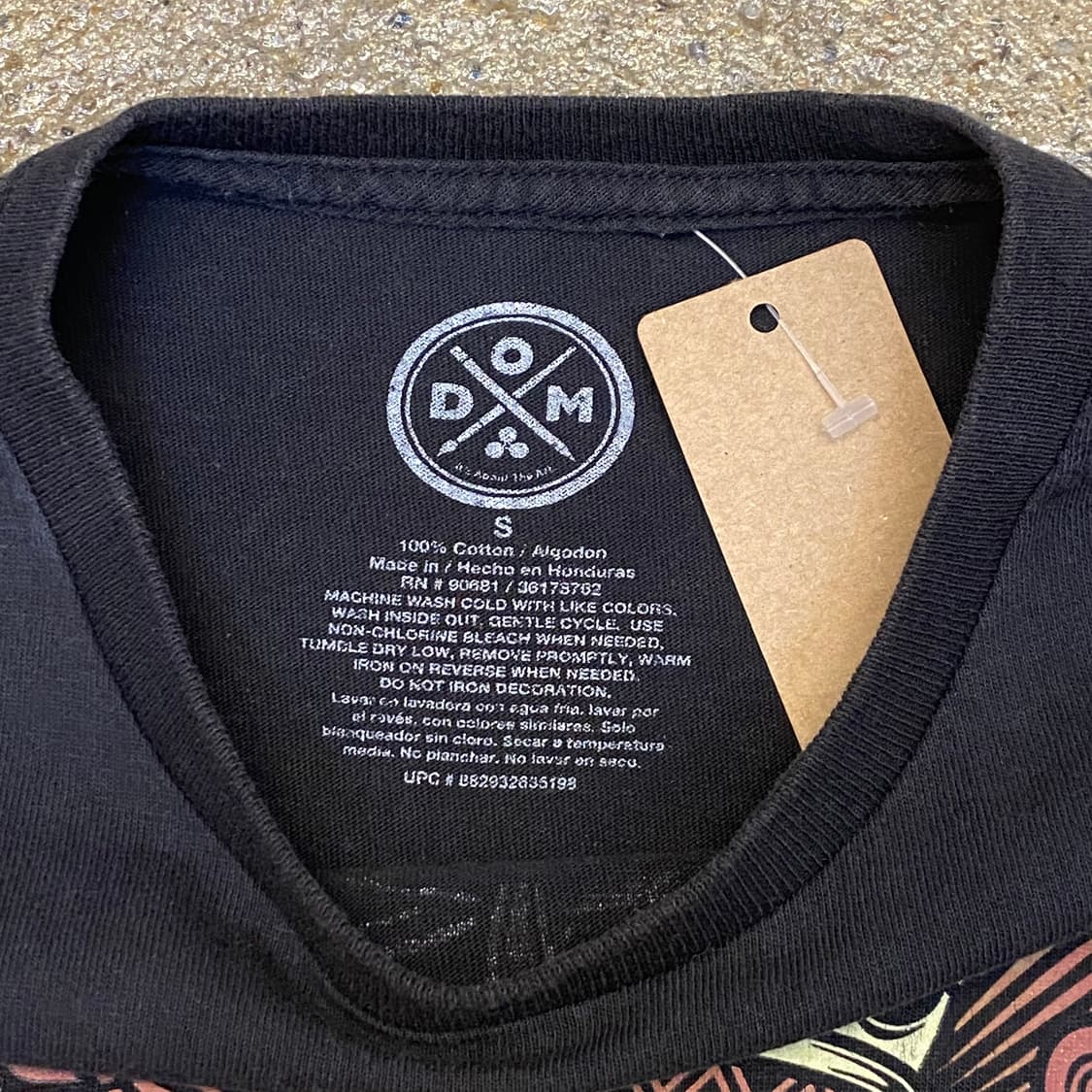 미국 빈티지 돔스페이드 카드 프린팅 해골 스컬 락티셔츠 반팔티 상품이미지4