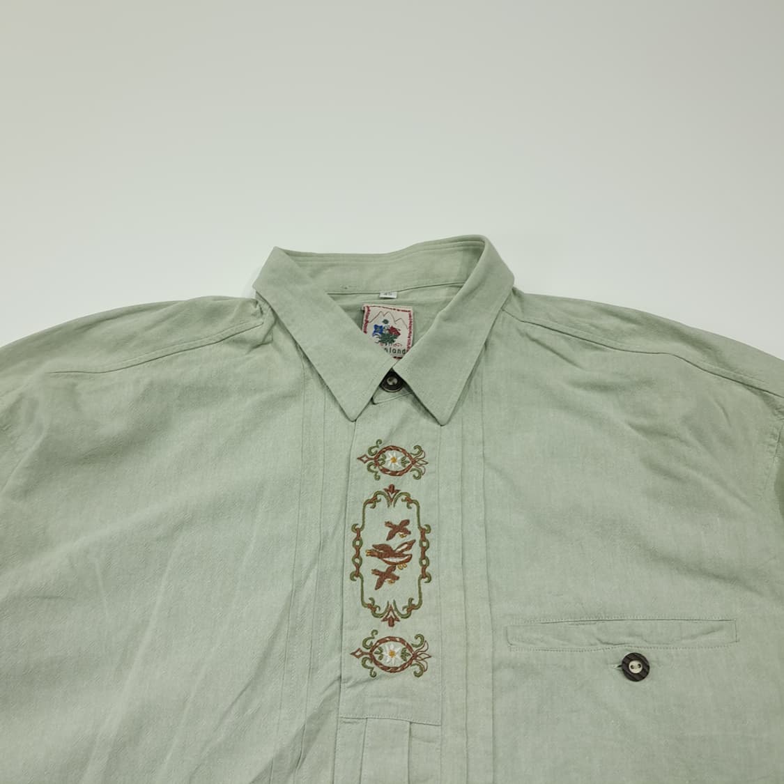 CL985 XL 알펜랜드 80s 독일 트라흐텐 바바리안 알펜셔츠 상품이미지2