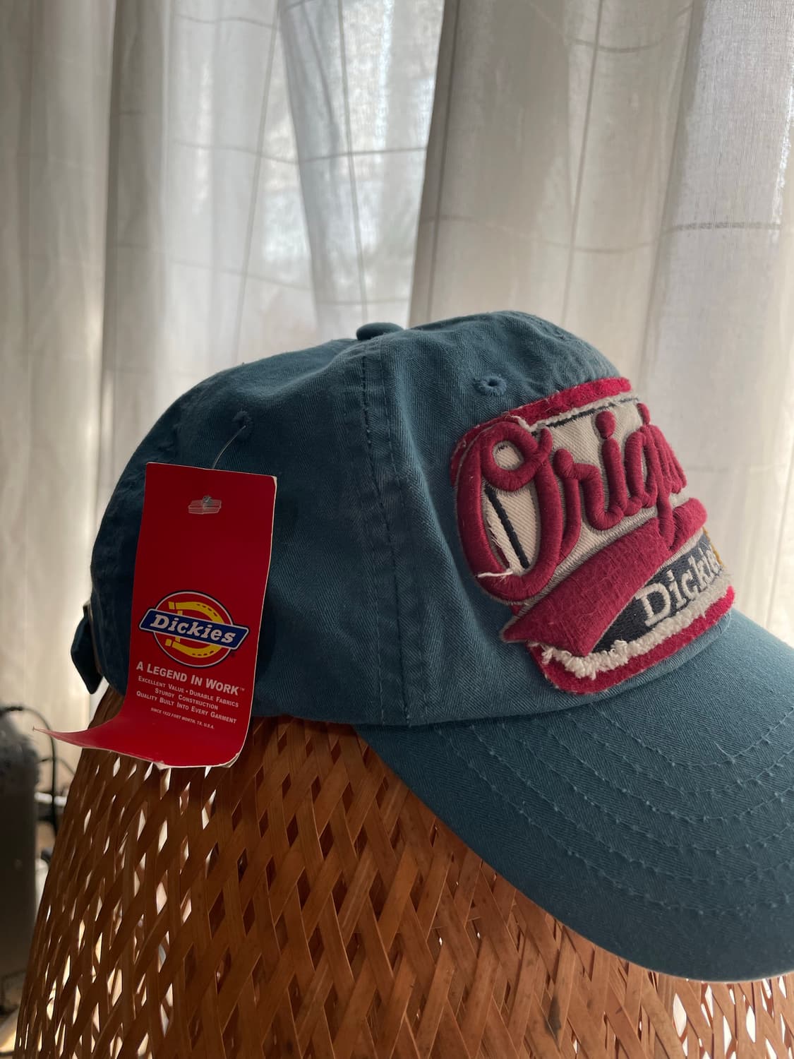 (새상품/미사용) Dickies 디키즈 1922 워시드 볼캡 모자  상품이미지4