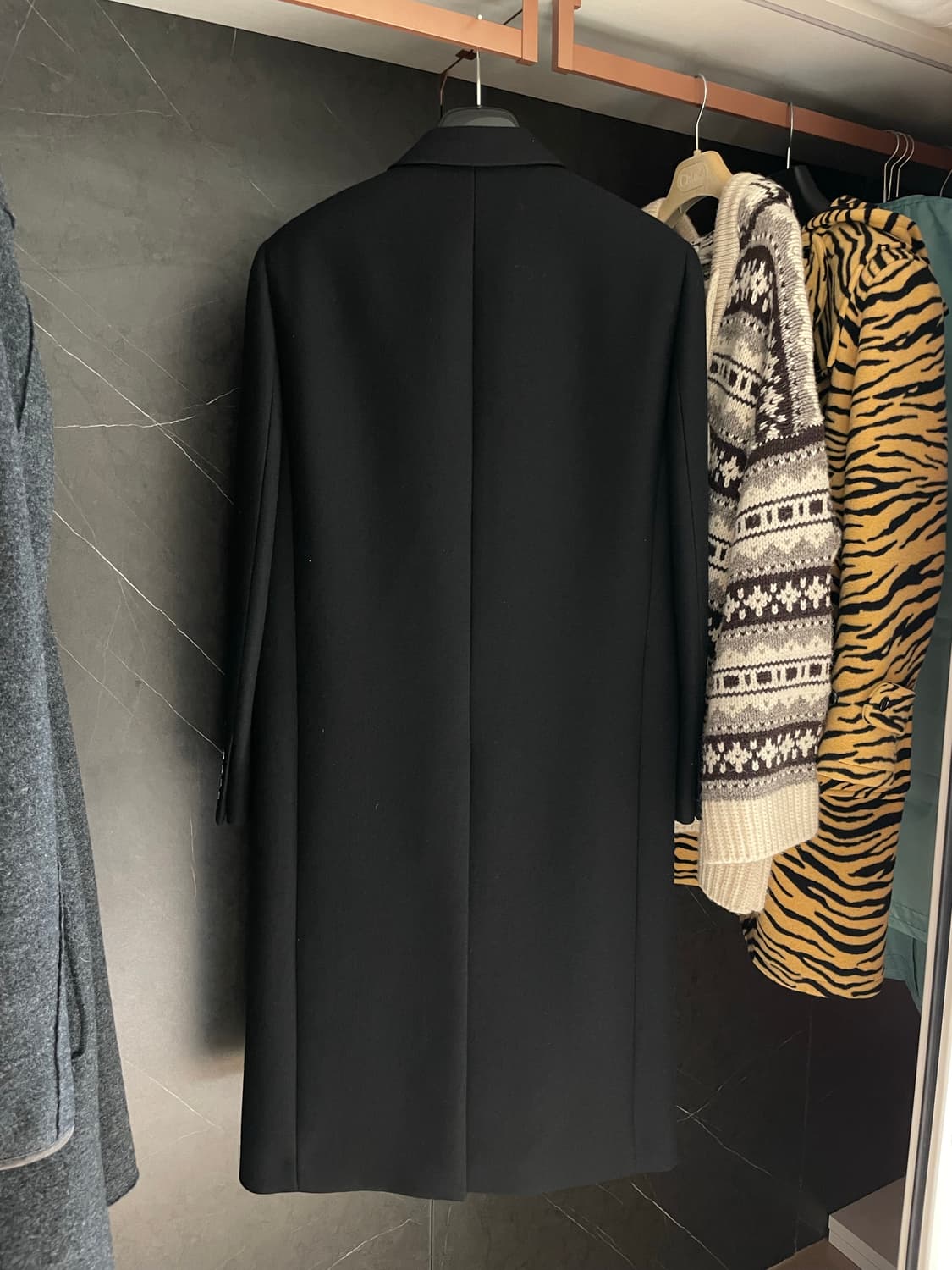 생로랑 더믈 롱코트 54사이즈 팝니다 상품이미지2