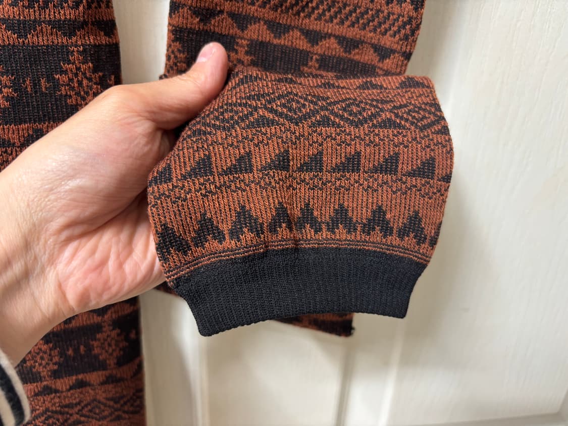 폭스파이어 히트텍 여성 레깅스 노르딕 패턴 미사용품 일본제 상품이미지4