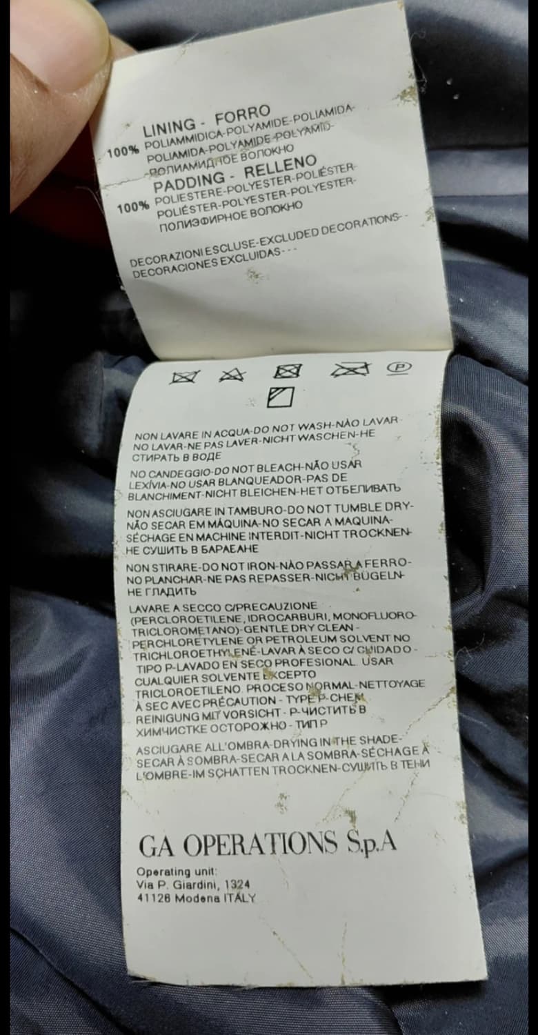 EMPORIO ARMANI 엠포리오 아르마니 후드 패딩 자켓 S 상품이미지9